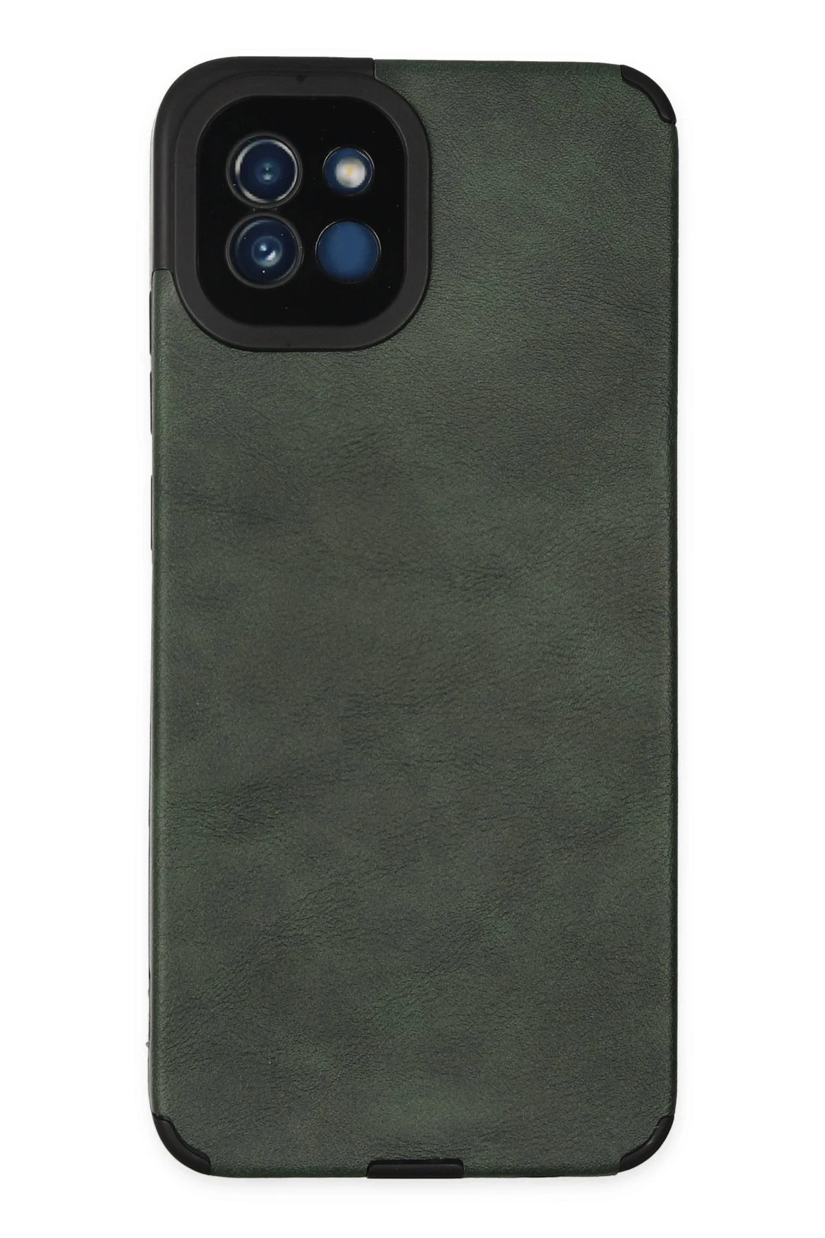 Samsung Galaxy A03 Kılıf Loop Deri Silikon - Yeşil-(5796)