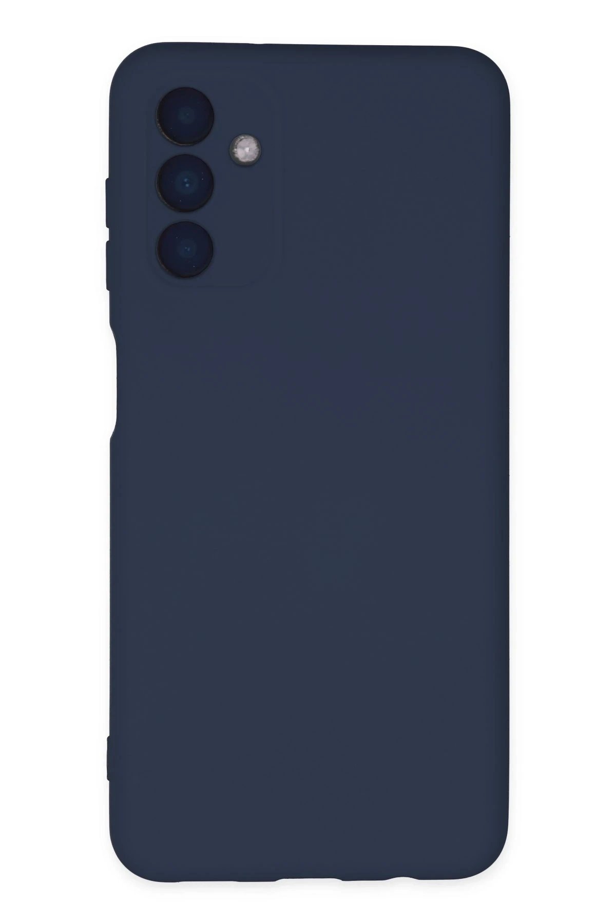 Samsung Galaxy A04S Kılıf Nano içi Kadife Silikon - Lacivert-(5796)