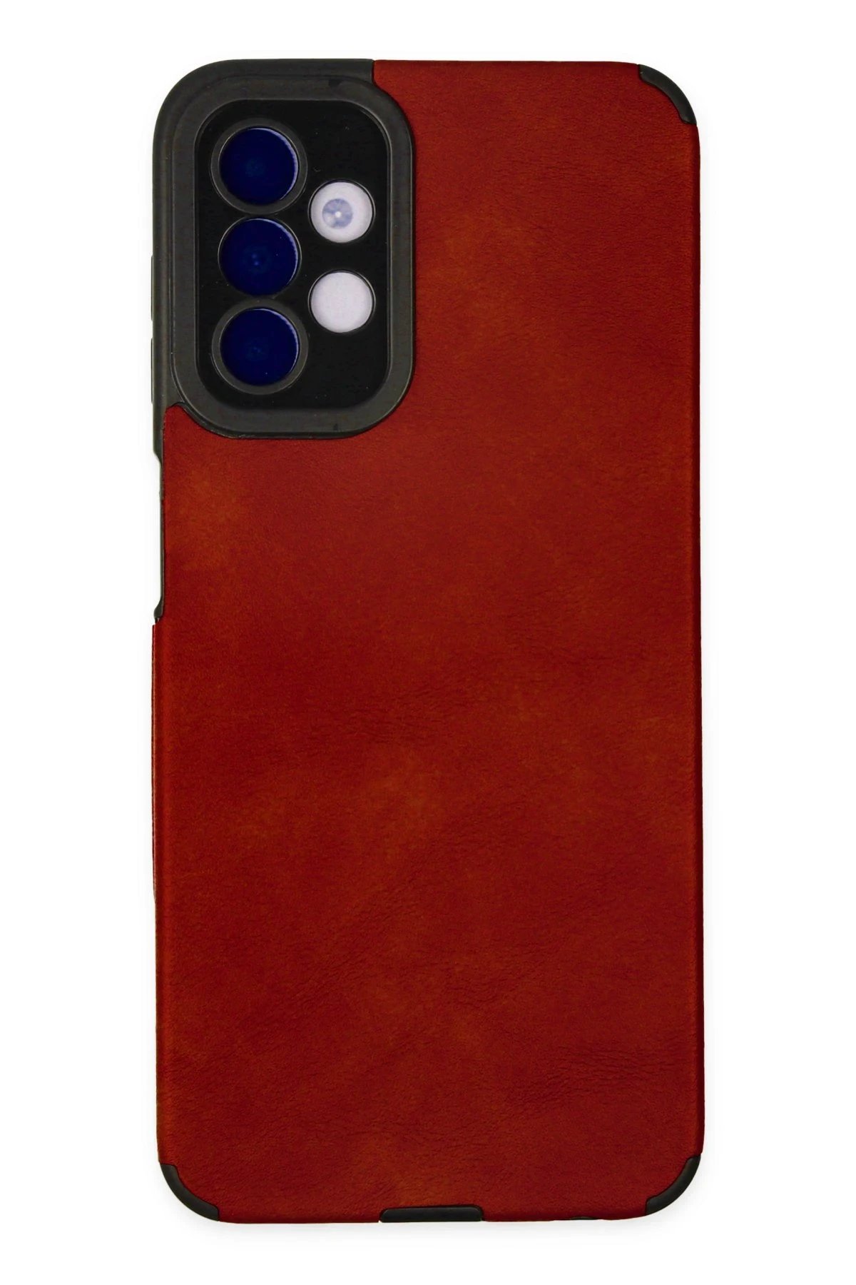 Samsung Galaxy A04S Kılıf Loop Deri Silikon - Kırmızı-(5796)