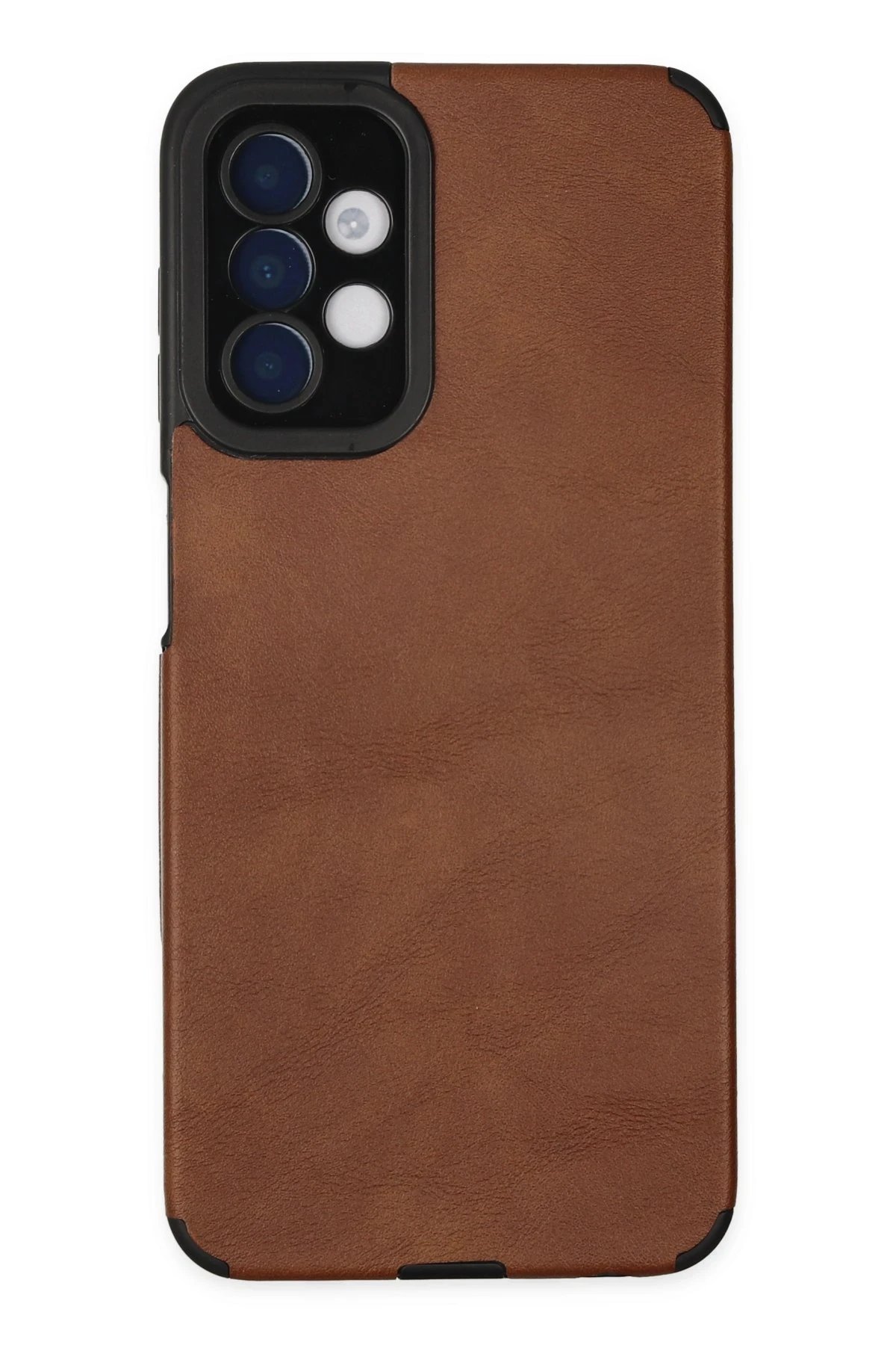 Samsung Galaxy A04S Kılıf Loop Deri Silikon - Kahverengi-(5796)