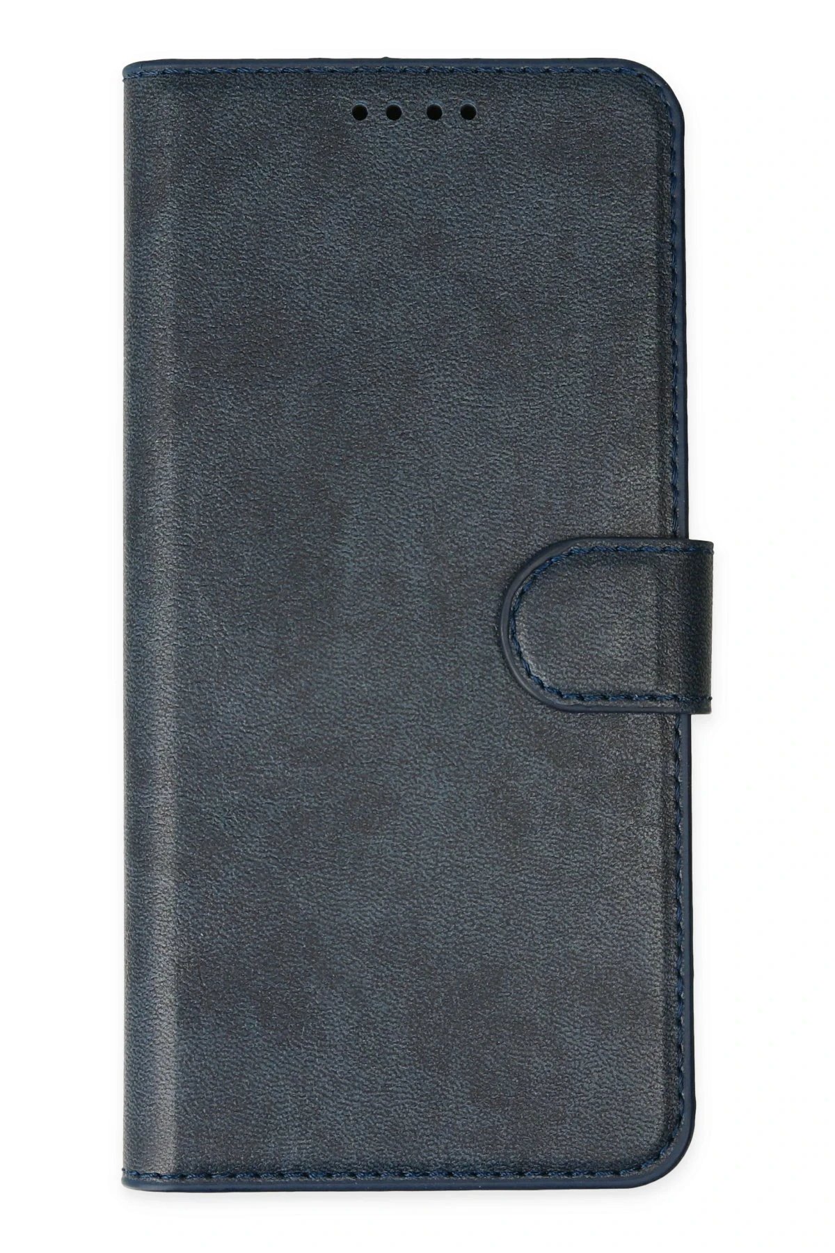 iPhone 14 Pro Kılıf Trend S Plus Kapaklı Kılıf - Lacivert-(5796)