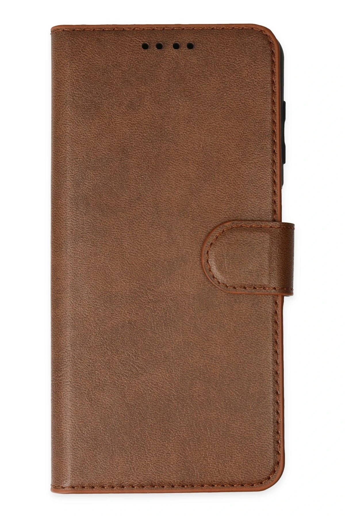 iPhone 14 Pro Kılıf Trend S Plus Kapaklı Kılıf - Taba-(5796)