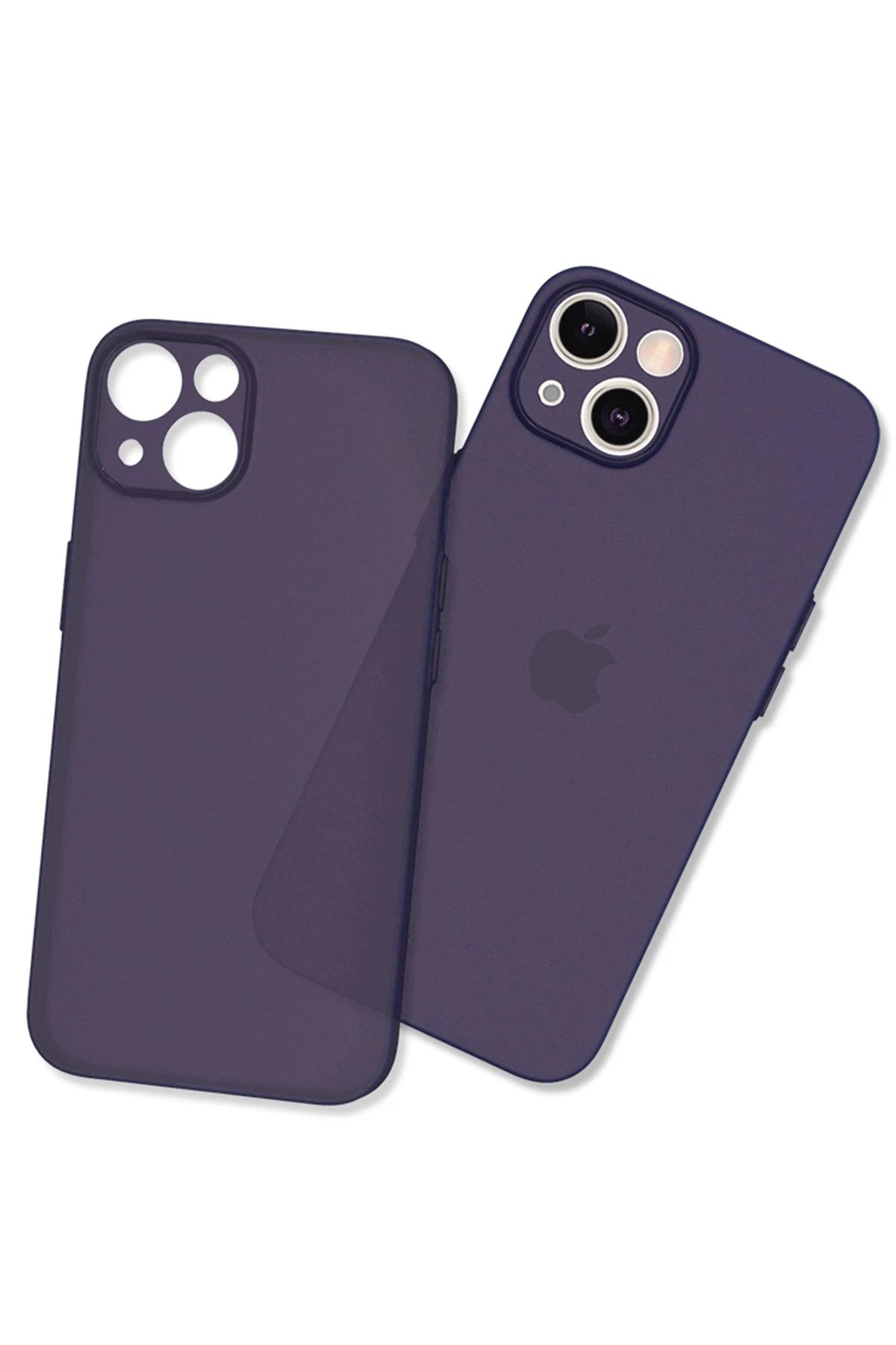 iPhone 14 Plus Kılıf Puma Silikon - Koyu Mor-(5796)