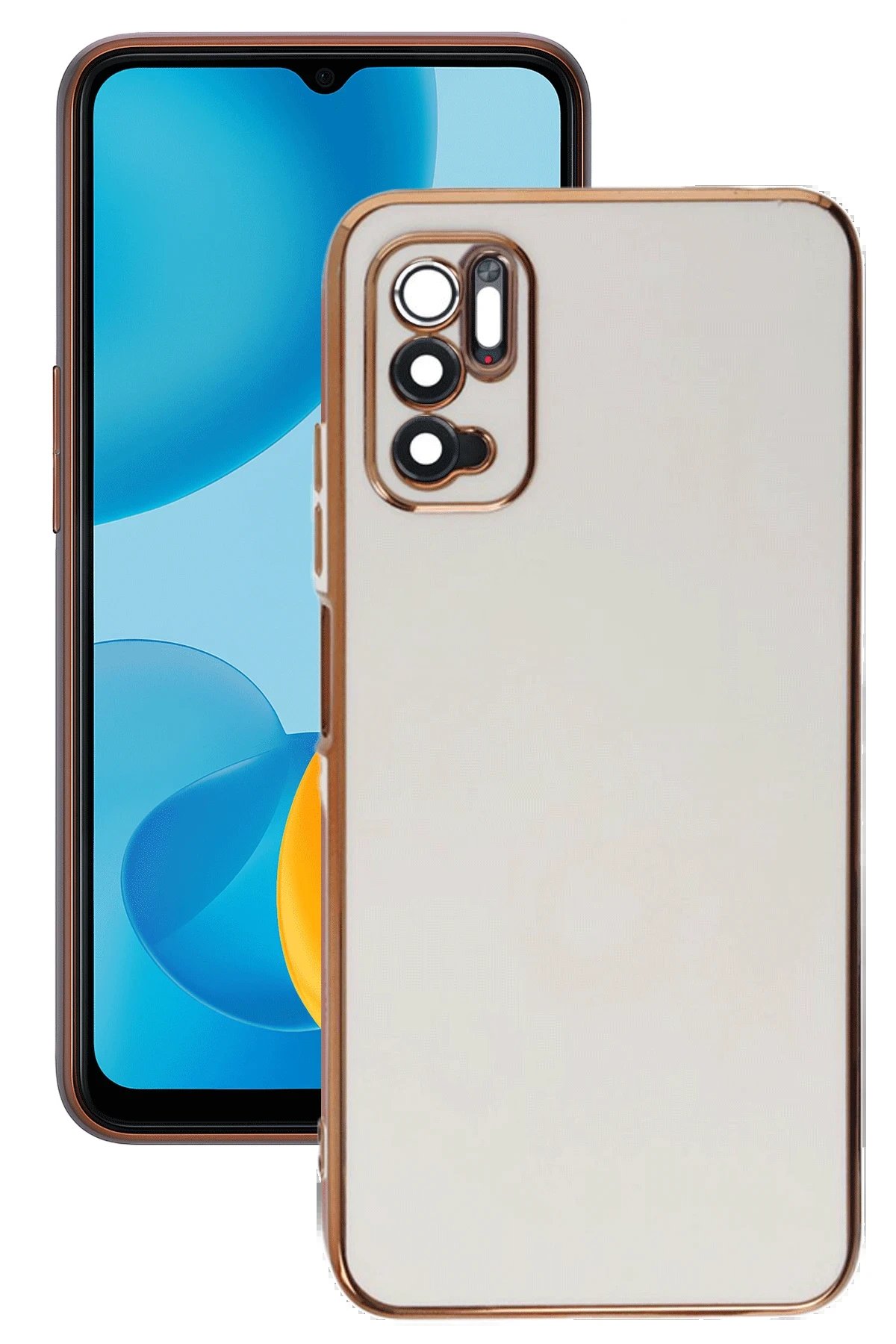 Xiaomi Redmi Note 11 SE Kılıf Volet Silikon - Beyaz-(5796)