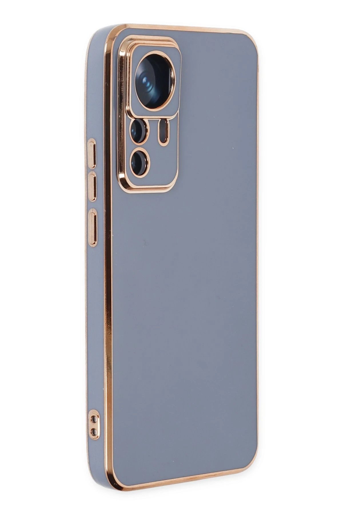 Xiaomi Mi 12T Pro Kılıf Volet Silikon - Mavi-(5796)