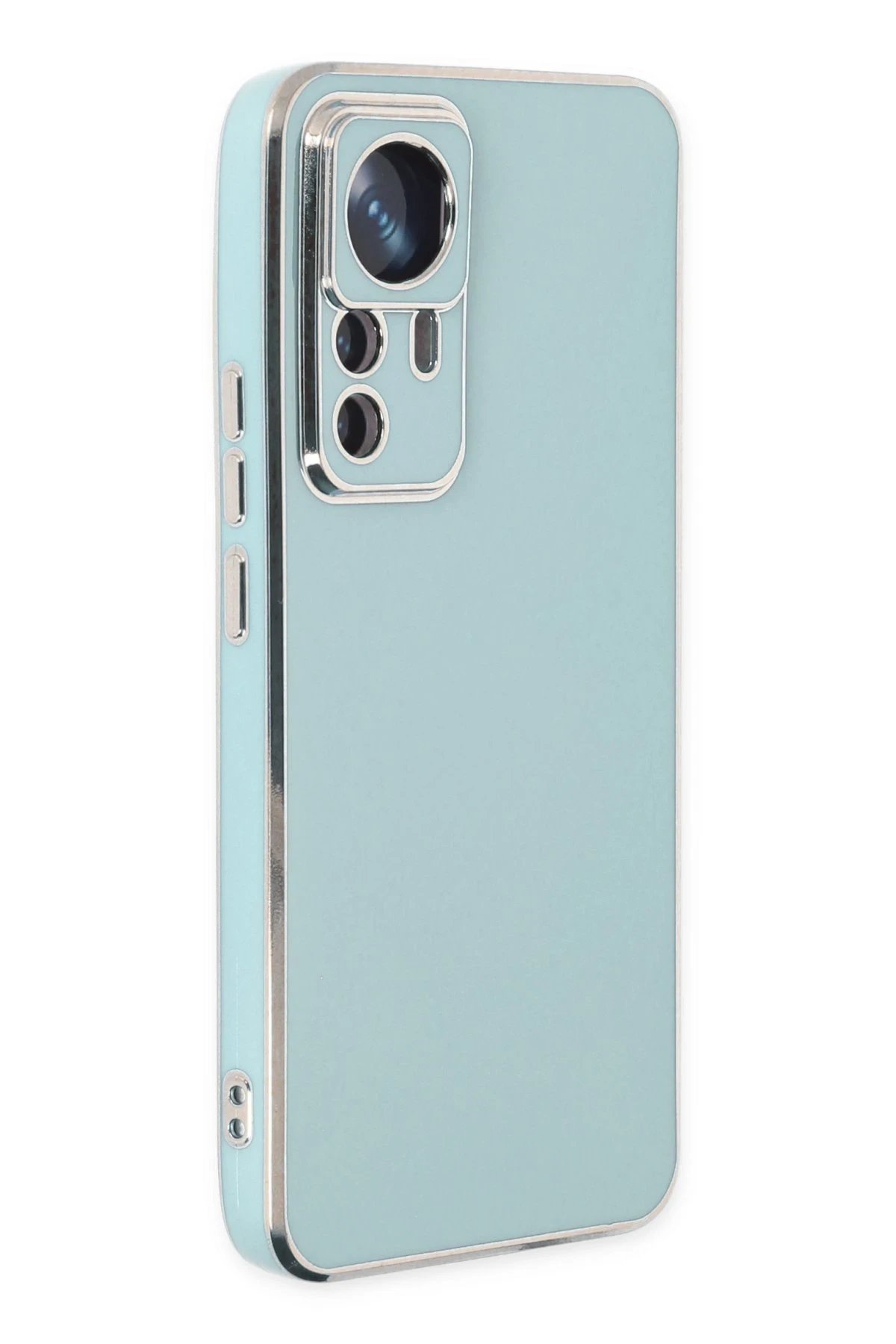 Xiaomi Mi 12T Pro Kılıf Volet Silikon - Açık Yeşil-(5796)