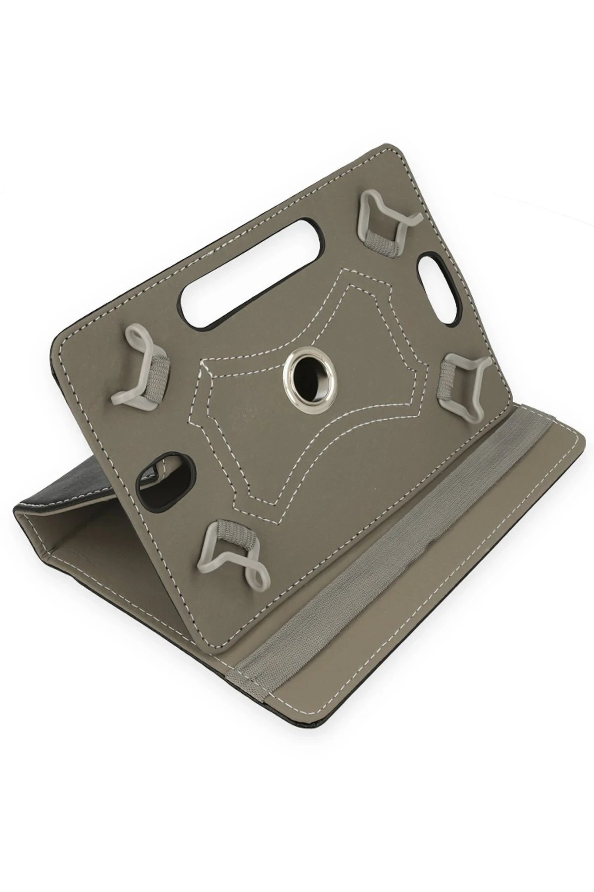 Universal 7 Kılıf 360 Tablet Deri Kılıf - Siyah-(5796)