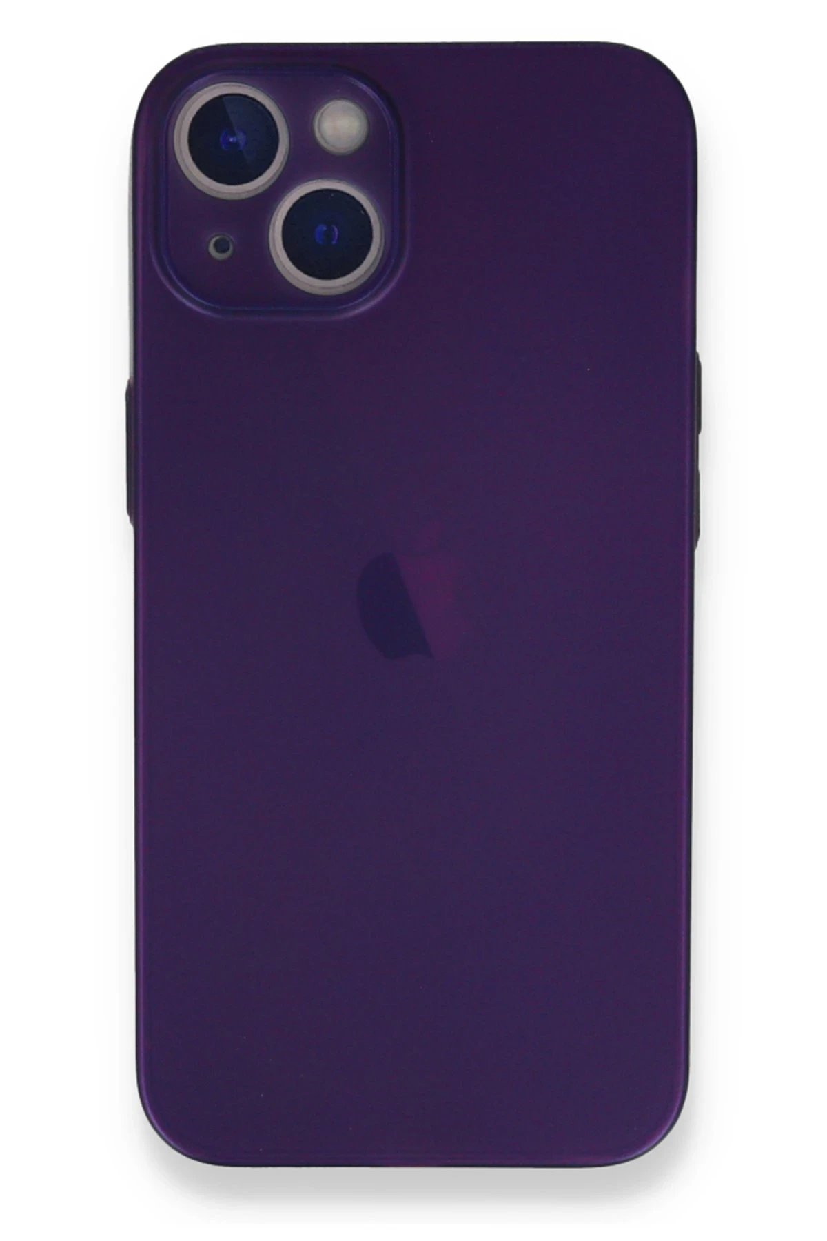 iPhone 14 Plus Kılıf PP Ultra İnce Kapak - Mor-(5796)