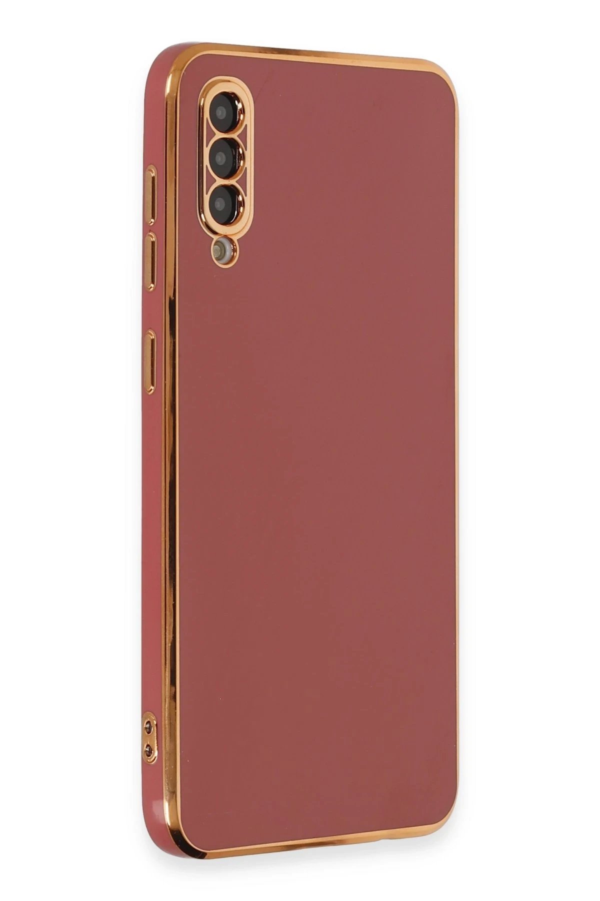 Samsung Galaxy A50 Kılıf Volet Silikon - Kırmızı-(5796)