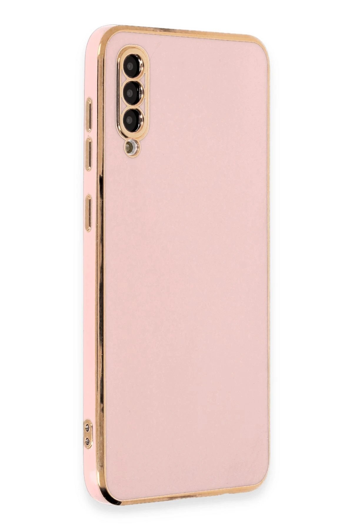 Samsung Galaxy A50 Kılıf Volet Silikon - Pembe-(5796)