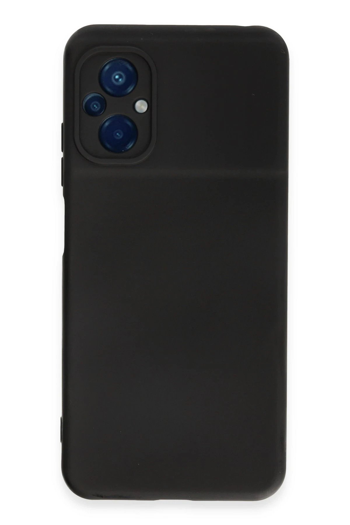 Xiaomi Poco M5 Kılıf Nano içi Kadife Silikon - Siyah-(5796)