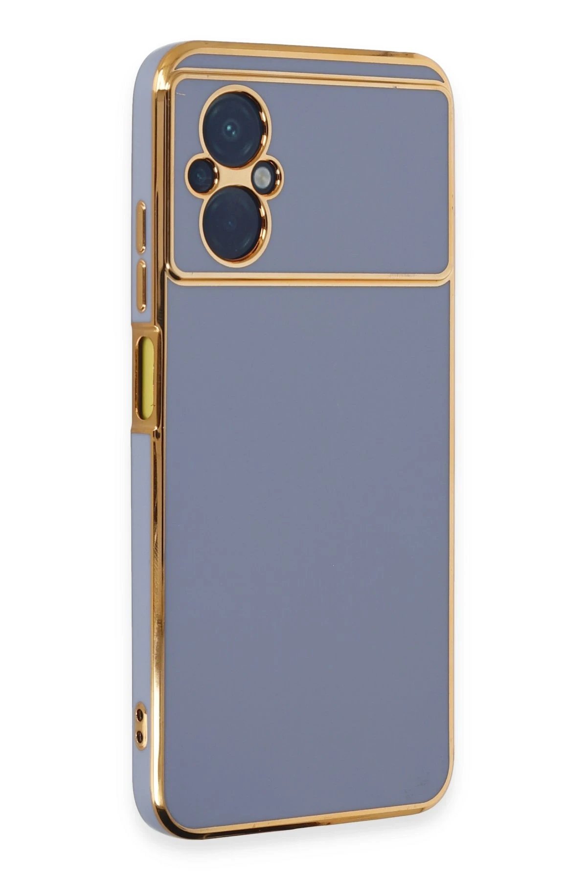 Xiaomi Poco M5 Kılıf Volet Silikon - Mavi-(5796)