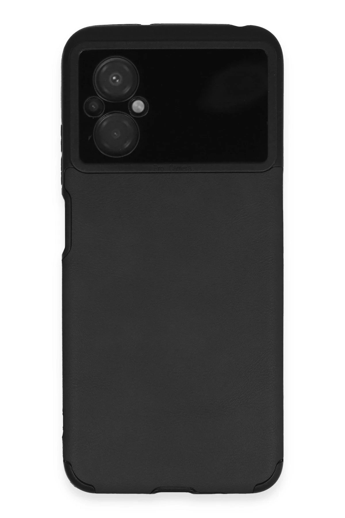 Xiaomi Poco M5 Kılıf Loop Deri Silikon - Siyah-(5796)