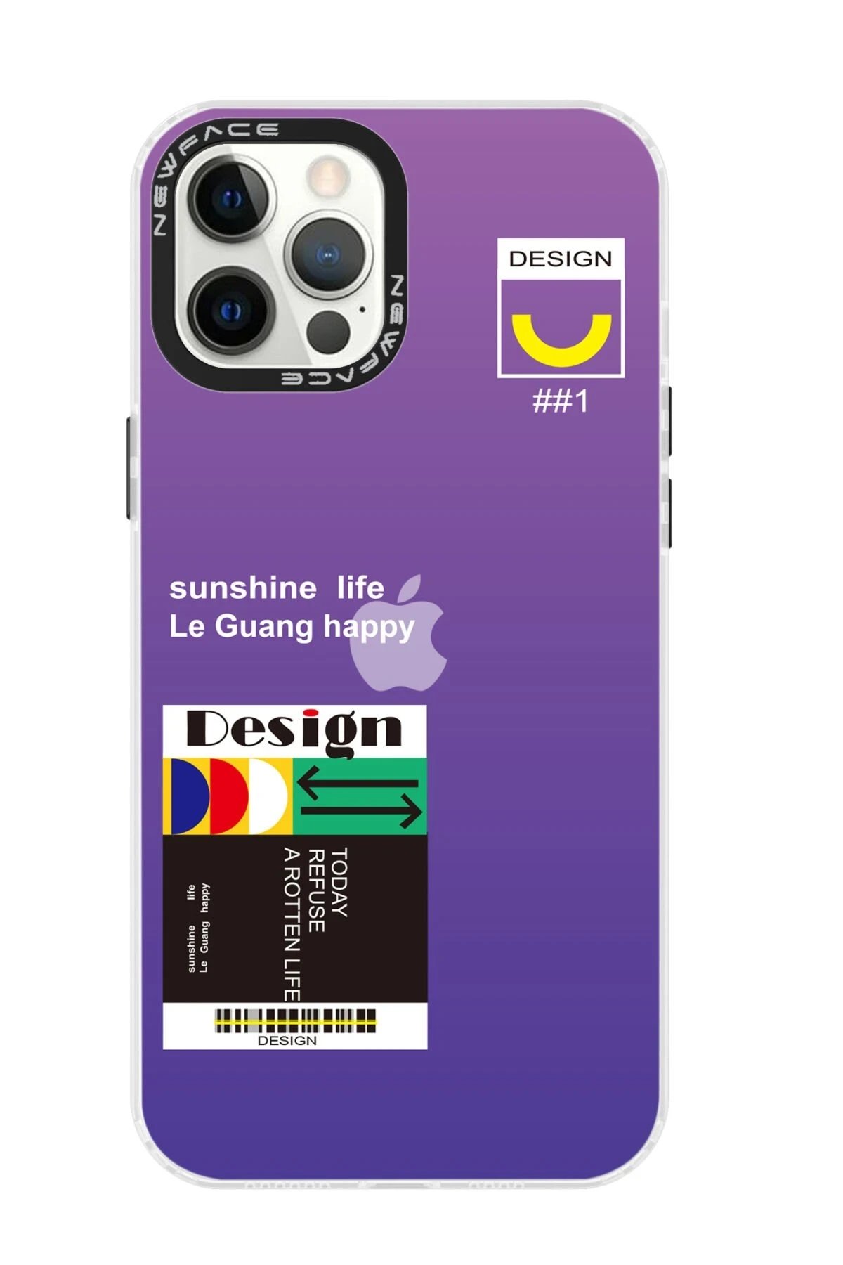 iPhone 12 Pro Max Kılıf Estoril Desenli Kapak - Estoril - 4-(5796)