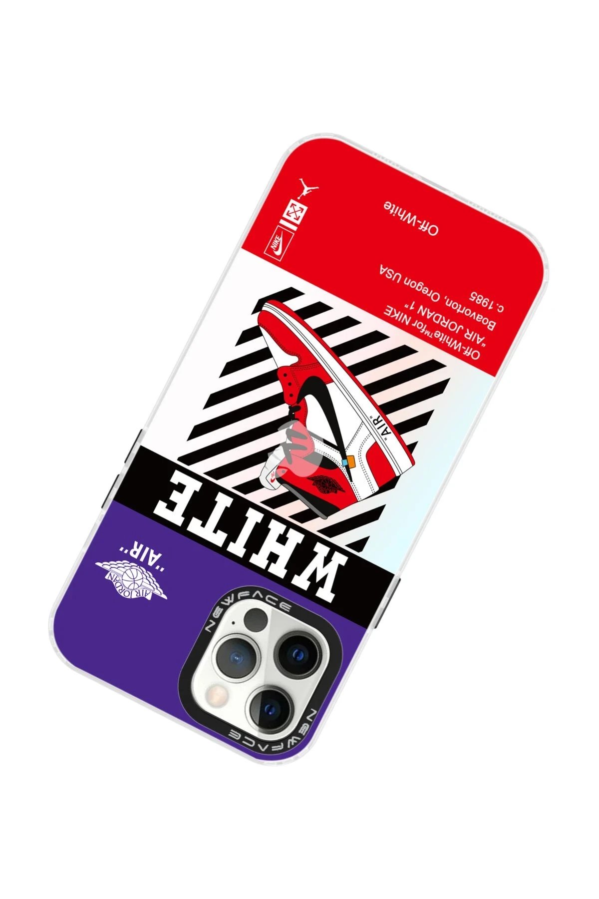 iPhone 12 Pro Max Kılıf Estoril Desenli Kapak - Estoril - 12-(5796)