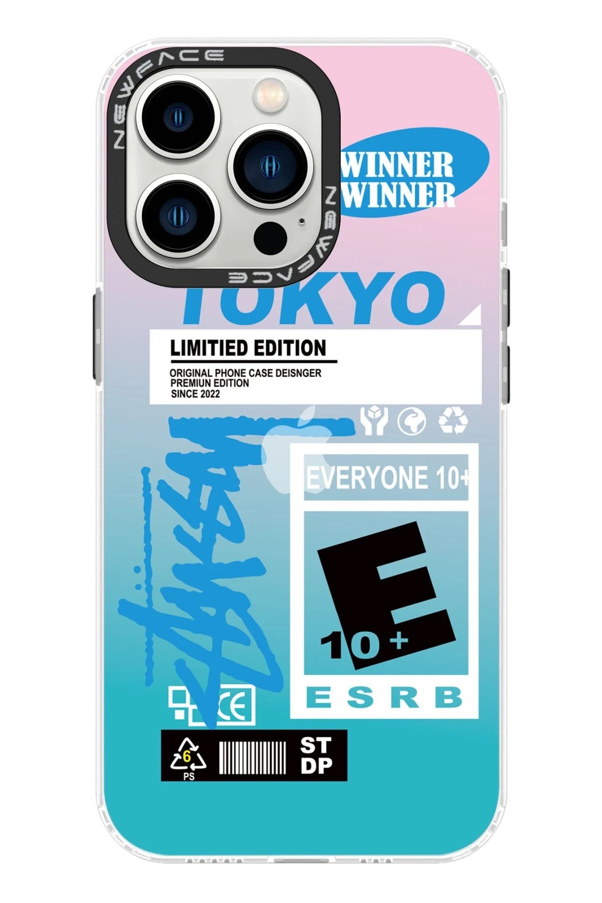 iPhone 14 Pro Kılıf Estoril Desenli Kapak - Estoril - 1-(5796)