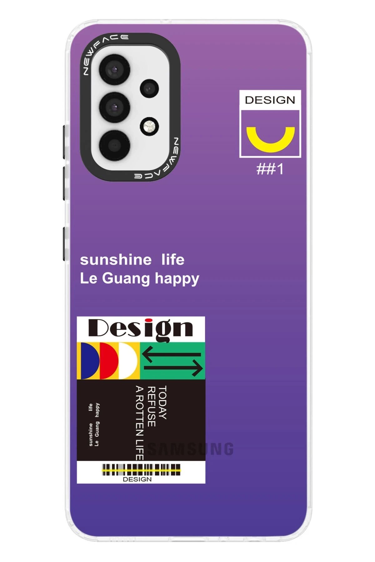 Samsung Galaxy A33 5G Kılıf Estoril Desenli Kapak - Estoril - 4-(5796)