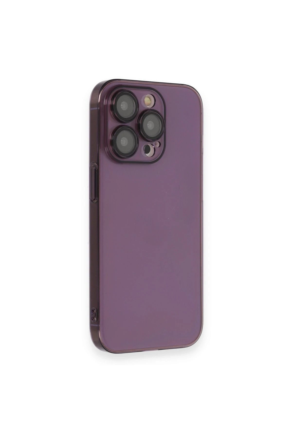 iPhone 13 Pro Max Kılıf Armada Lensli Kapak - Derin Mor-(5796)