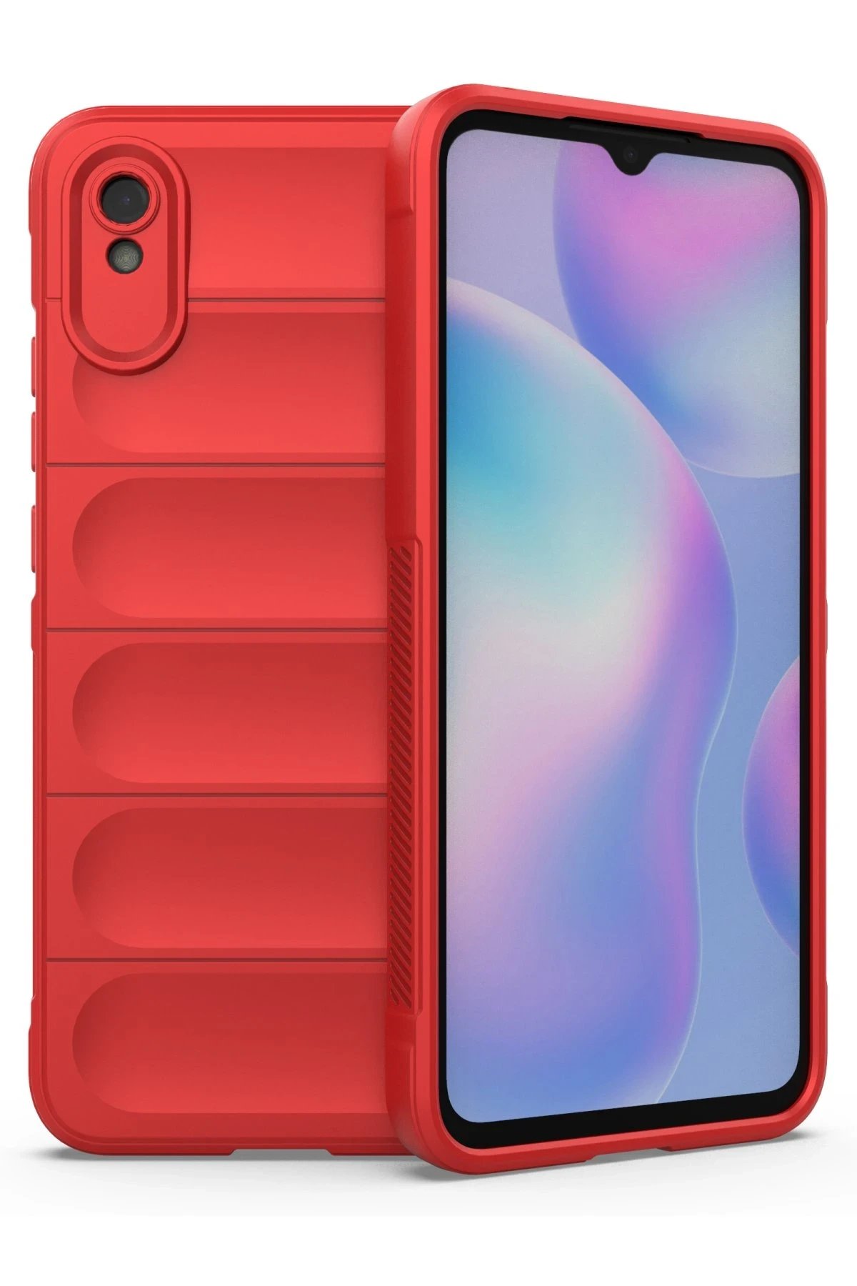 Xiaomi Redmi 9A Kılıf Optimum Silikon - Kırmızı-(5796)