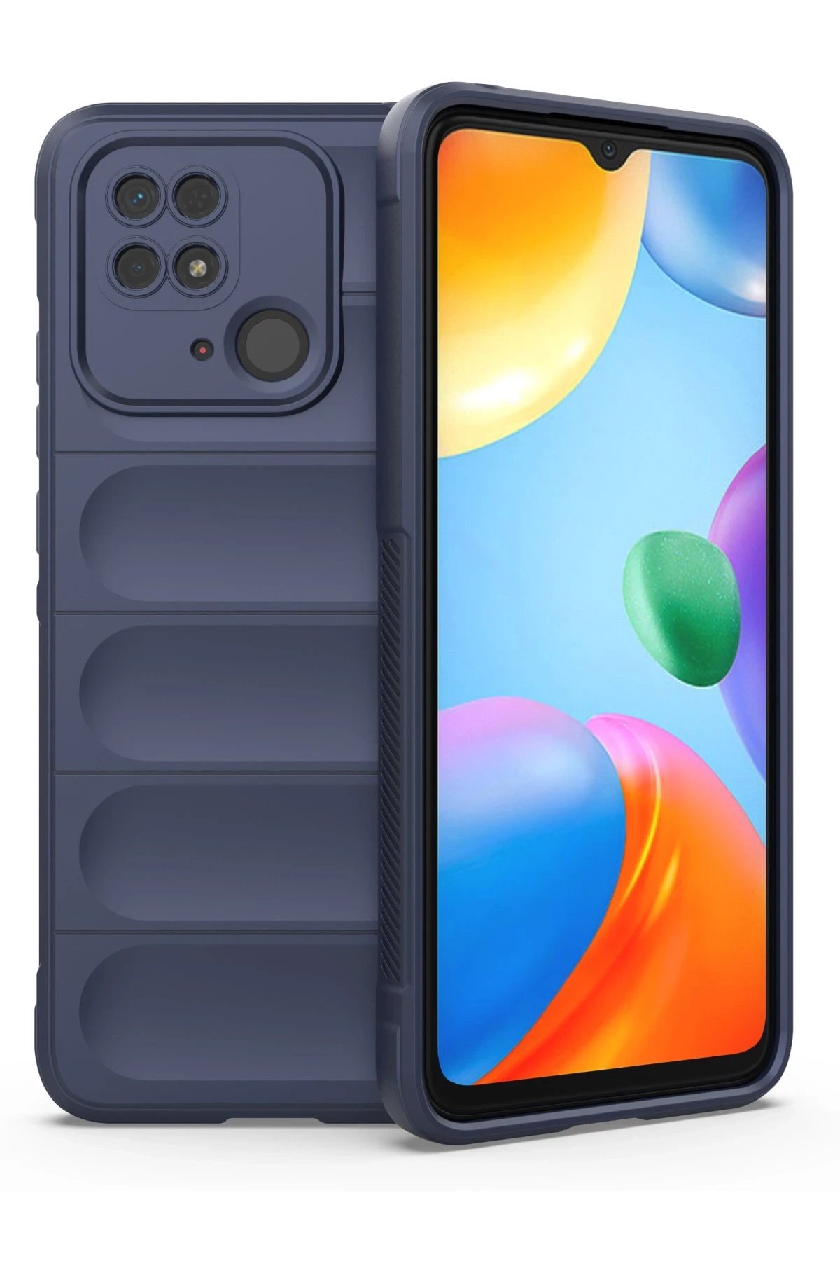 Xiaomi Redmi 10C Kılıf Optimum Silikon - Lacivert-(5796)