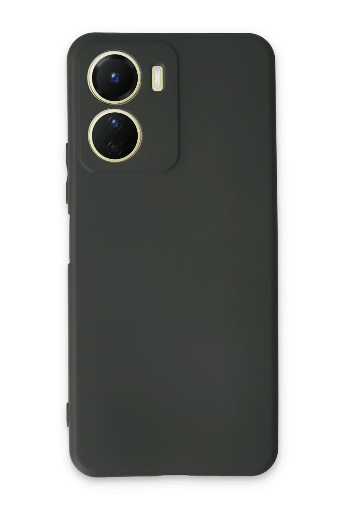 Vivo Y16 Kılıf First Silikon - Koyu Yeşil-(5796)