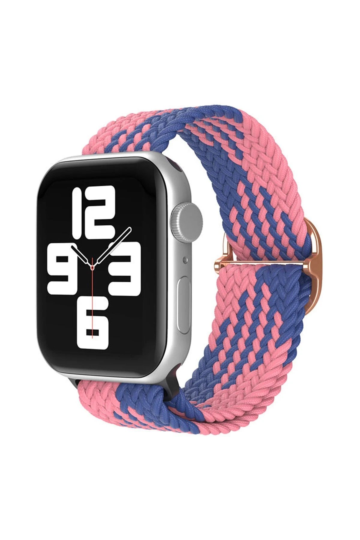 Apple Watch 42mm Star Kordon - Pembe-Mavi-(5796)