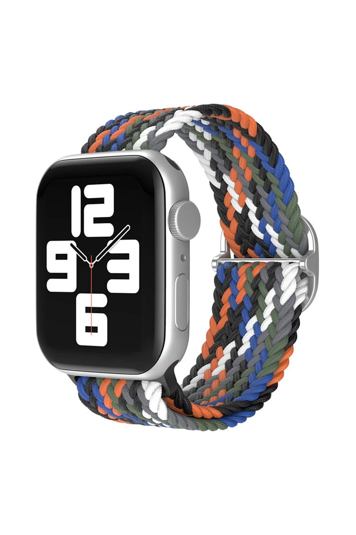 Watch 20mm Star Kordon - Gri-Turuncu-(5796)