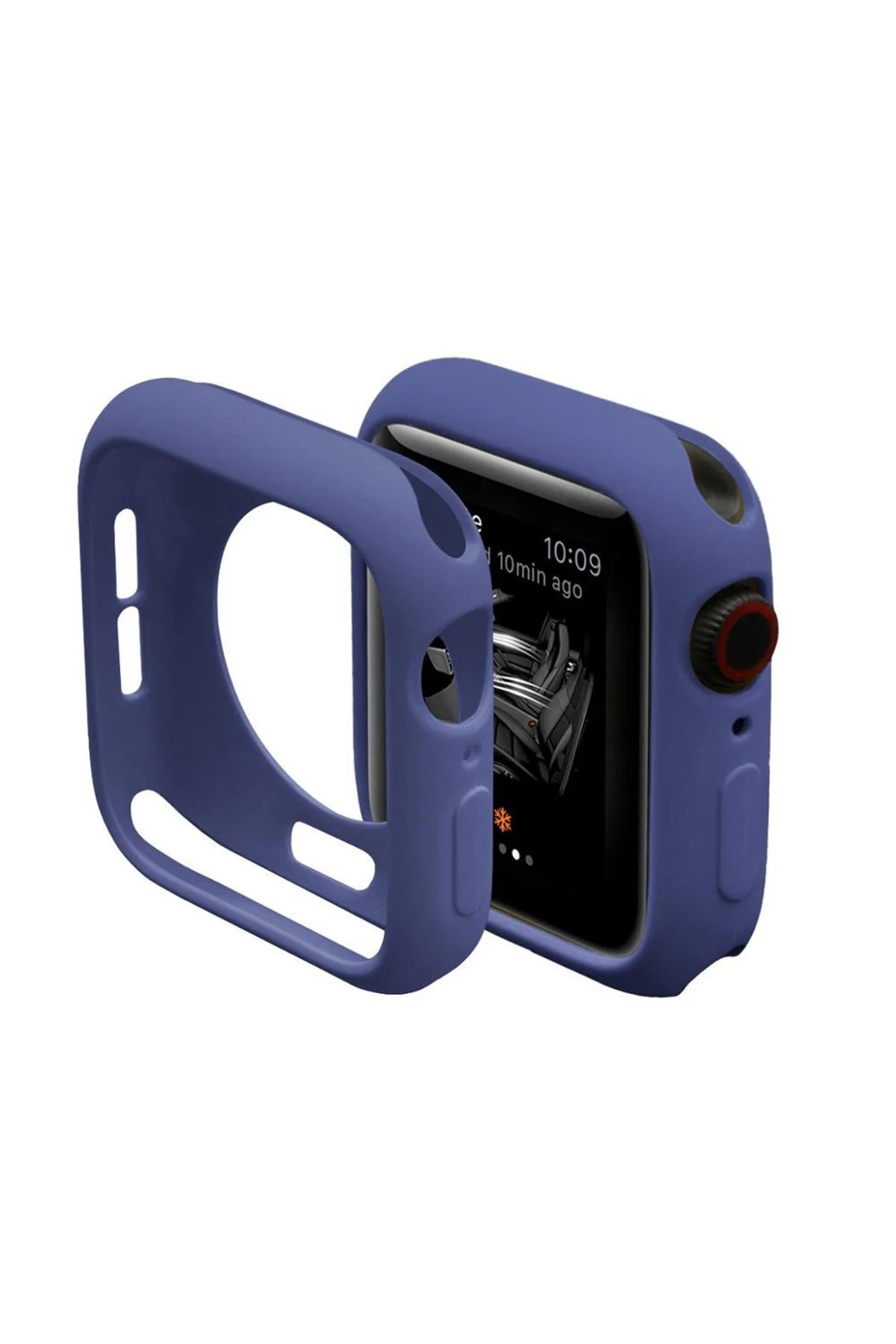 Apple Watch 40mm Silikon Alt Kasa - Mavi-(5796)