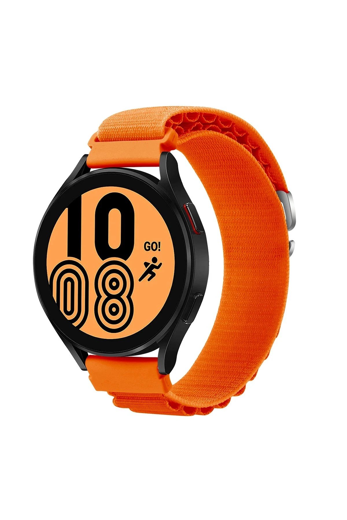 Watch 22mm KR410 Kumaş Kordon - Turuncu-(5796)