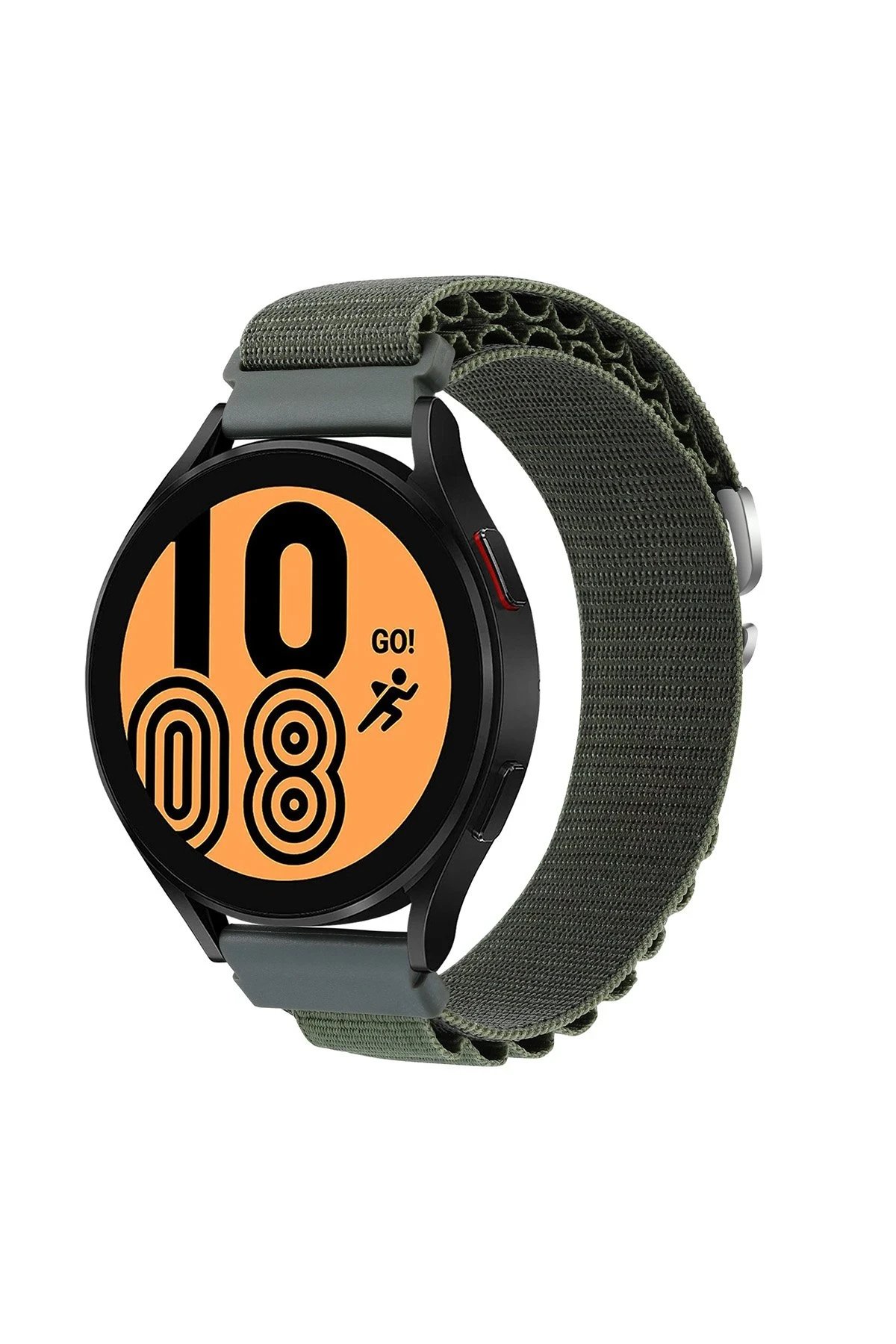 Watch 22mm KR410 Kumaş Kordon - Yeşil-(5796)