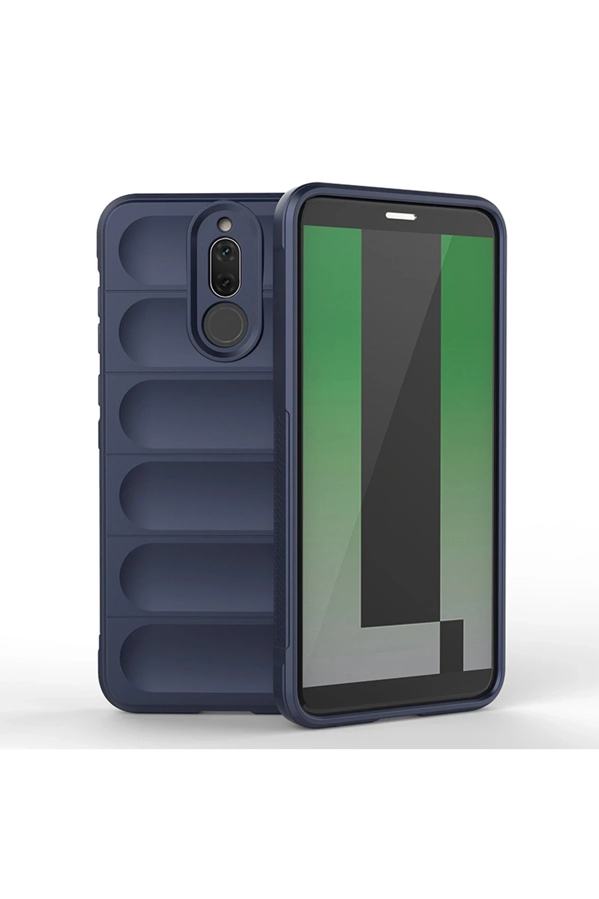 Huawei Mate 10 Lite Kılıf Optimum Silikon - Lacivert-(5796)