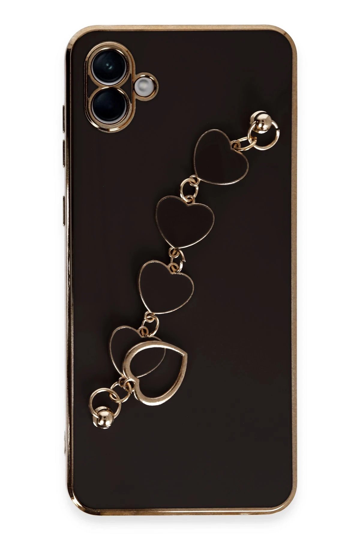 Samsung Galaxy A04 Kılıf Esila Silikon - Siyah-(5796)