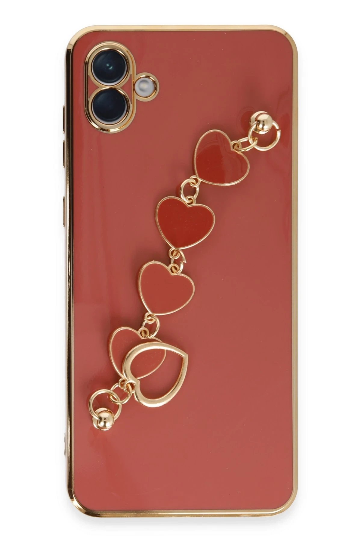 Samsung Galaxy A04 Kılıf Esila Silikon - Kırmızı-(5796)