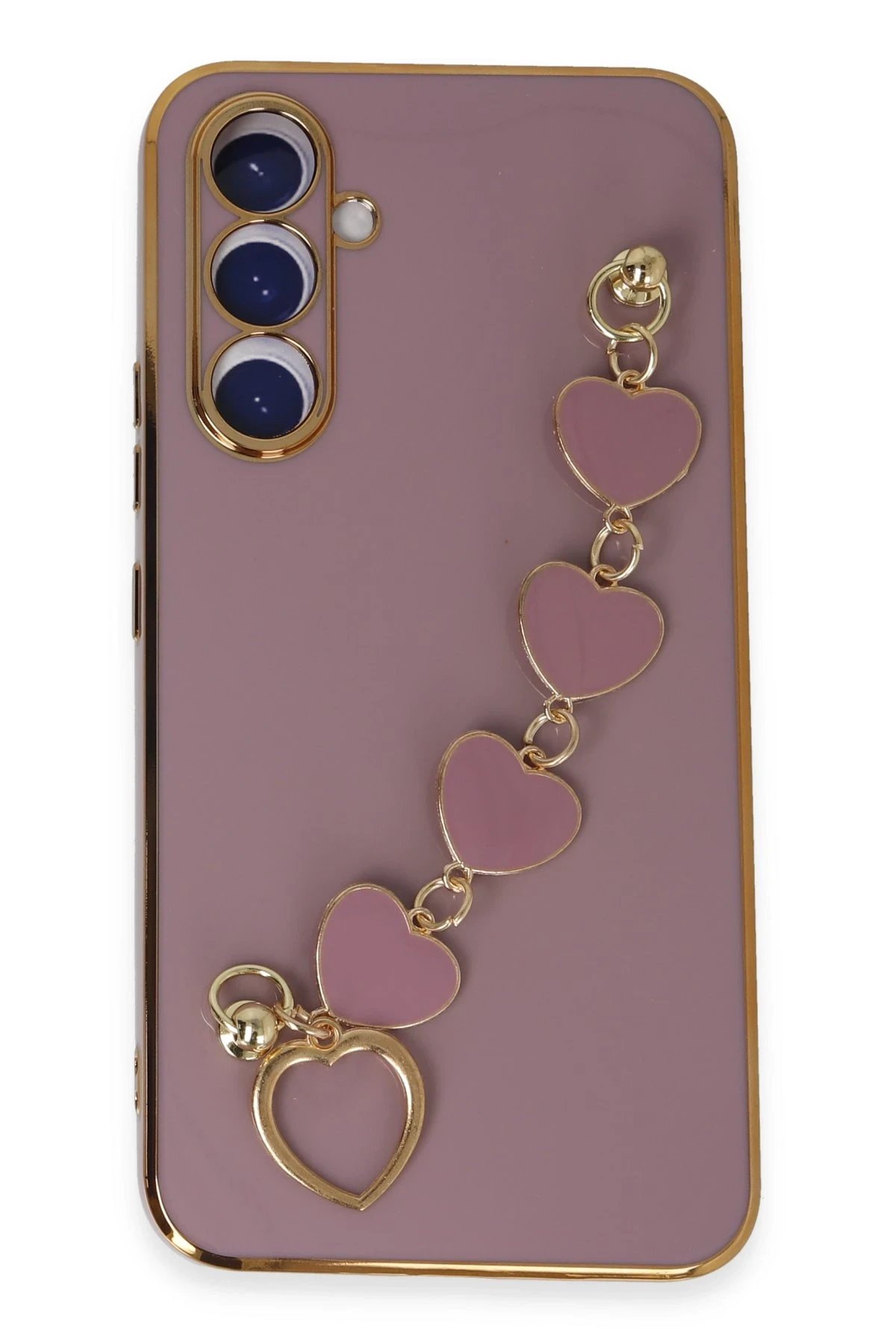 Samsung Galaxy A54 5G Kılıf Esila Silikon - Mor-(5796)