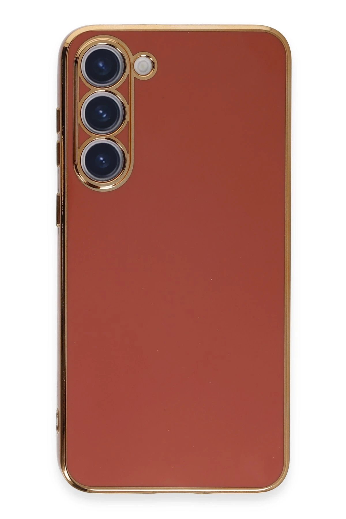 Samsung Galaxy S23 Kılıf Volet Silikon - Kırmızı-(5796)