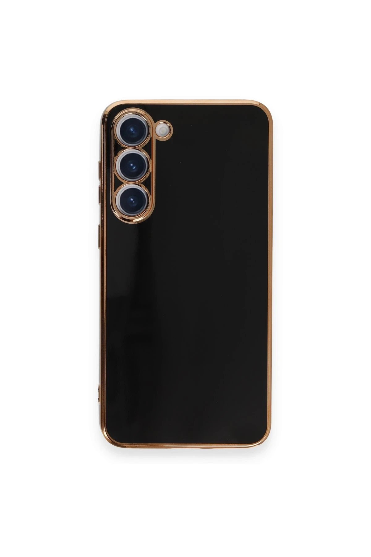 Samsung Galaxy S23 Plus Kılıf Volet Silikon - Siyah-(5796)