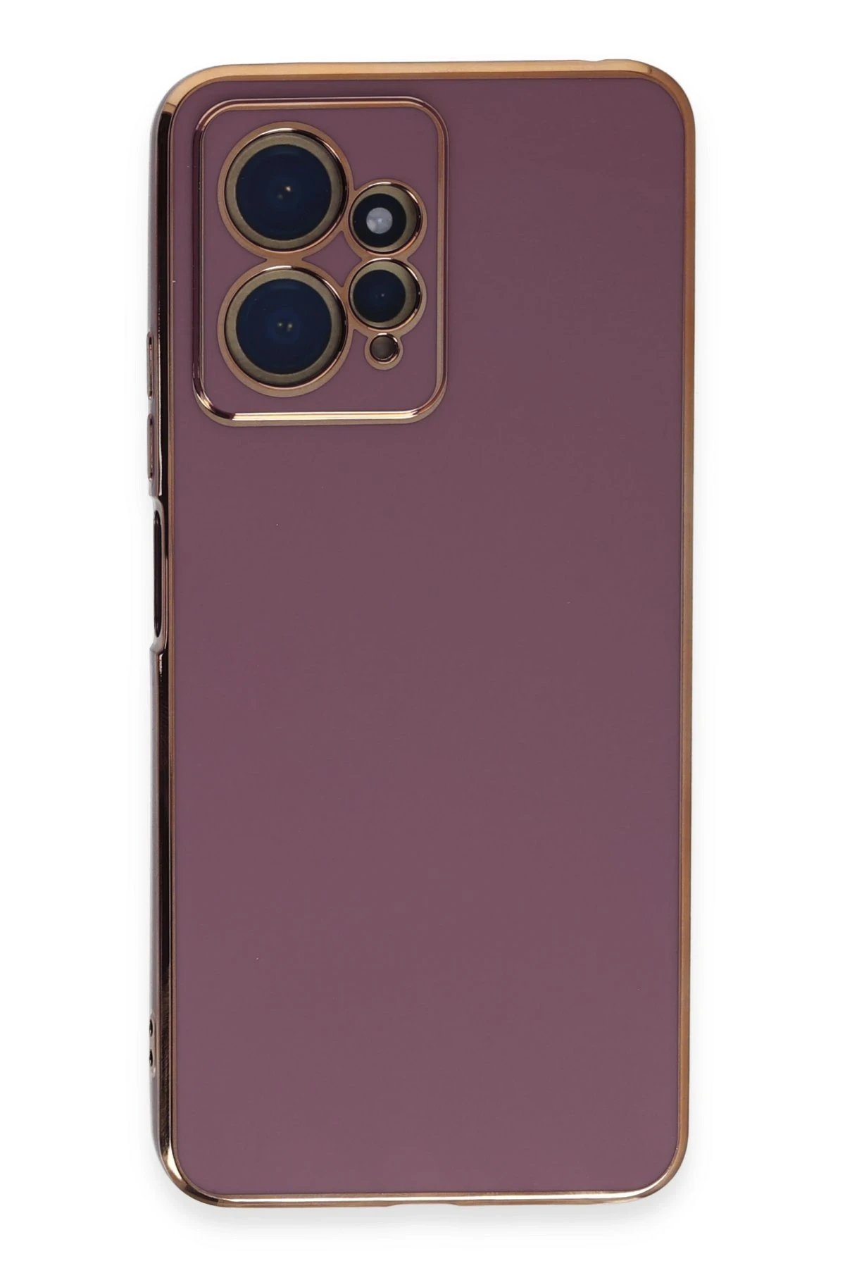 Xiaomi Redmi Note 12 4G Kılıf Volet Silikon - Mor-(5796)