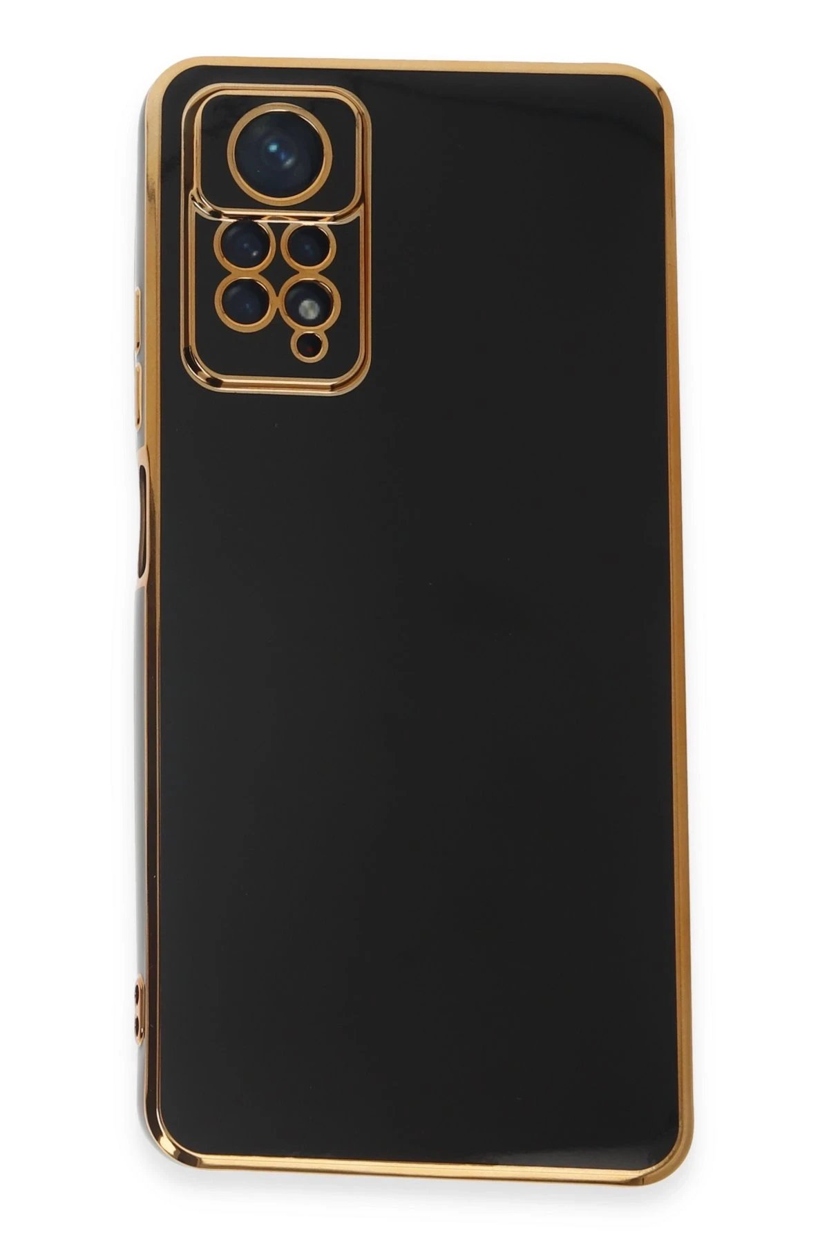 Xiaomi Redmi Note 12 Pro 4G Kılıf Volet Silikon - Siyah-(5796)