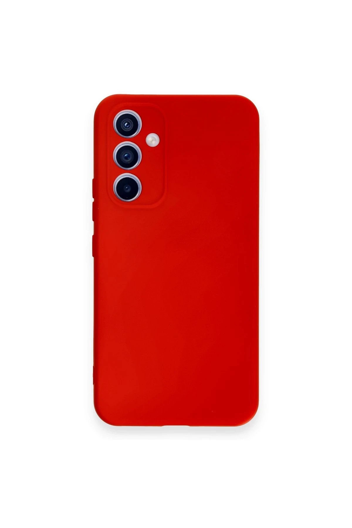 Samsung Galaxy A54 5G Kılıf Nano içi Kadife Silikon - Kırmızı-(5796)