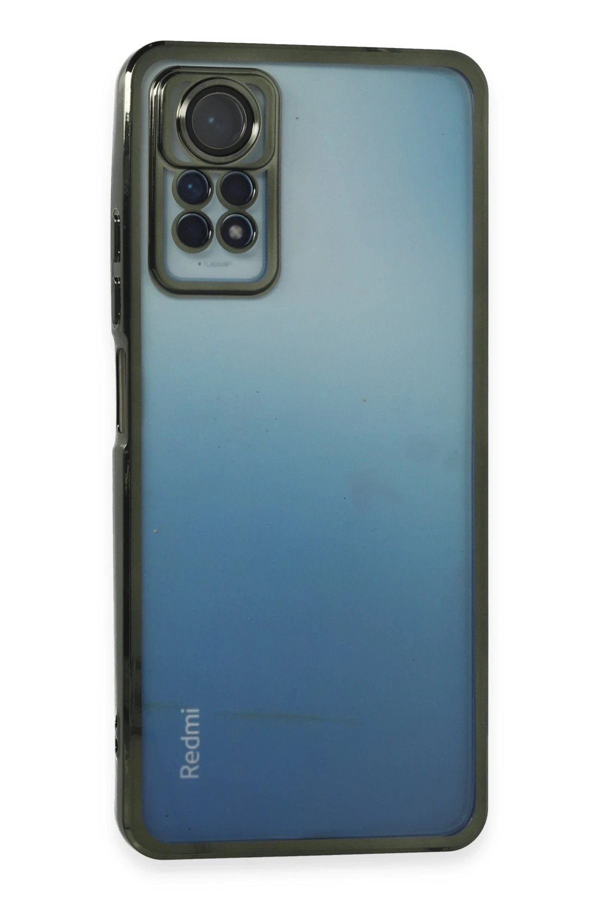 Xiaomi Redmi Note 12 Pro 4G Kılıf Lensli Silikon - Yeşil-(5796)