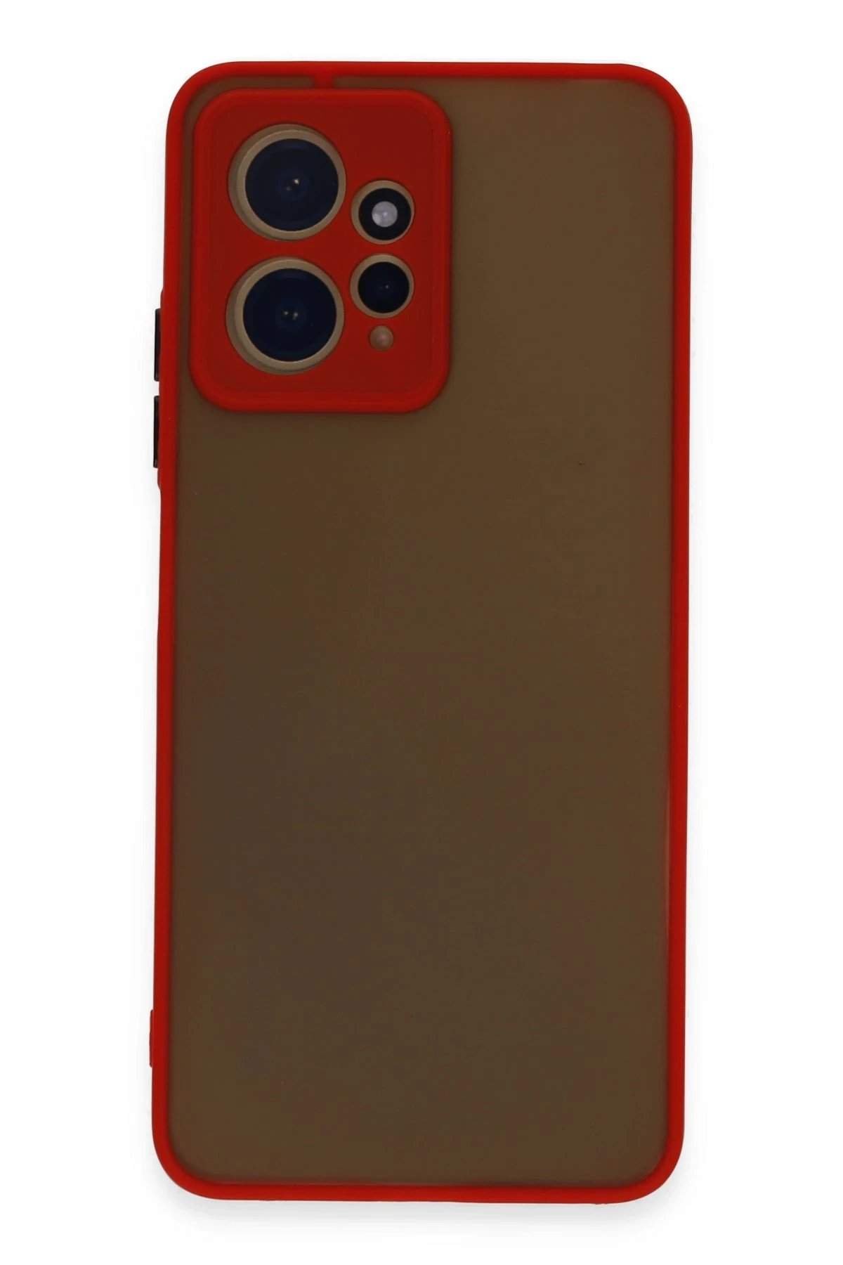 Xiaomi Redmi Note 12 4G Kılıf Montreal Silikon Kapak - Kırmızı-(5796)