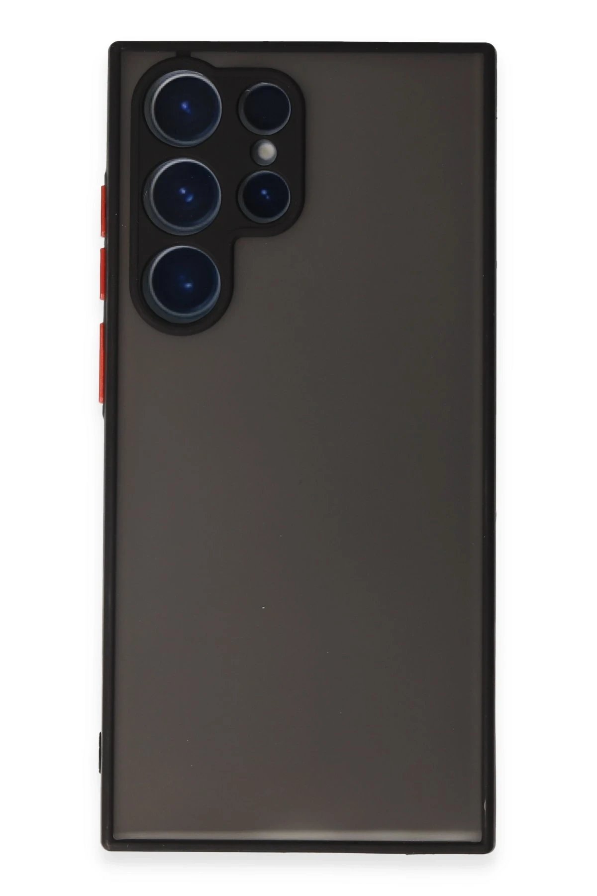 Samsung Galaxy S23 Ultra Kılıf Montreal Silikon Kapak - Siyah-(5796)