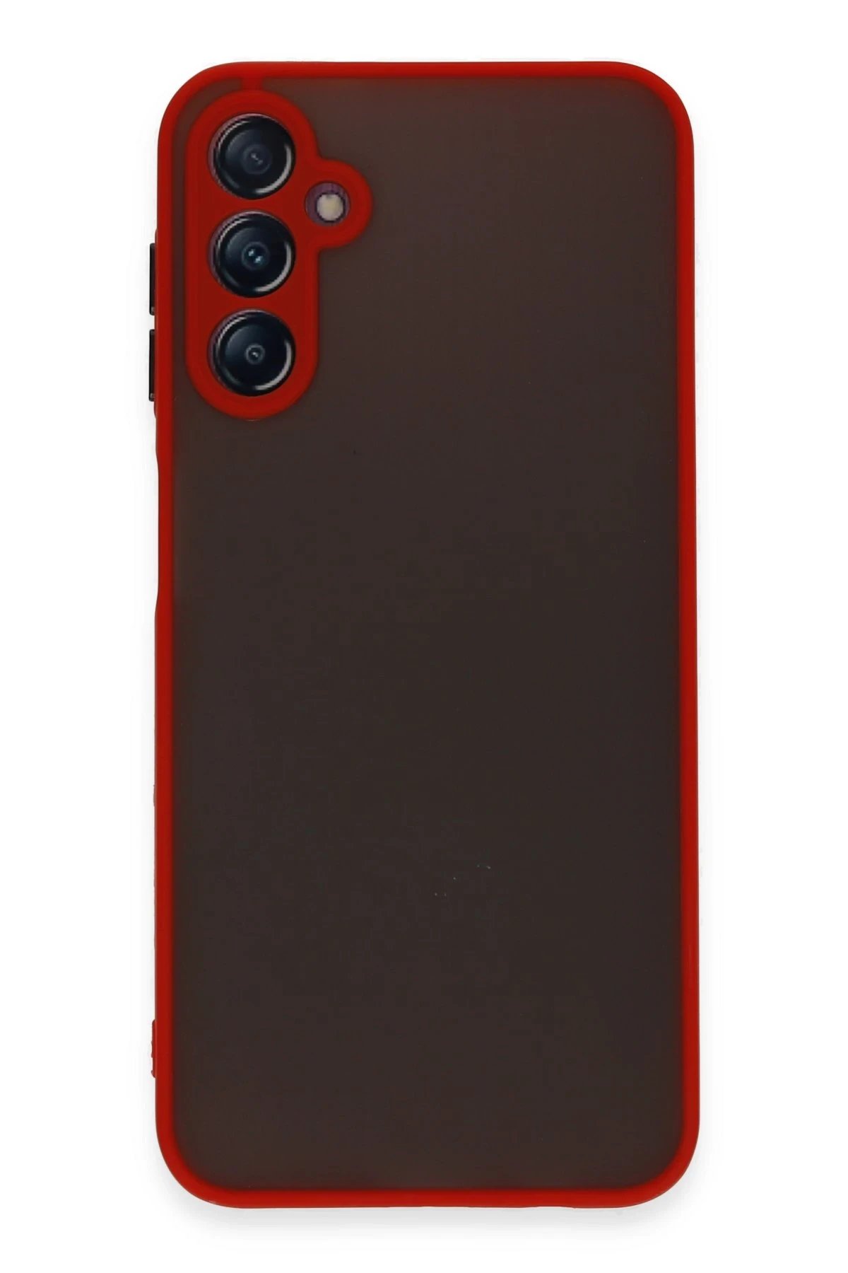 Samsung Galaxy A14 4G Kılıf Montreal Silikon Kapak - Kırmızı-(5796)