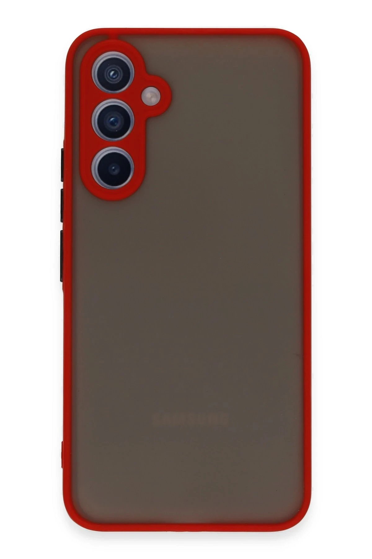 Samsung Galaxy A34 5G Kılıf Montreal Silikon Kapak - Kırmızı-(5796)