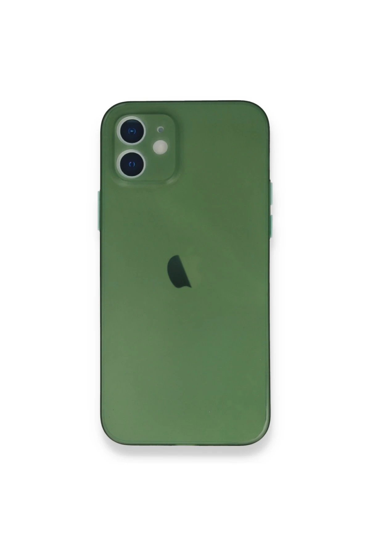 iPhone 12 Mini Kılıf PP Ultra İnce Kapak - Yeşil-(5796)