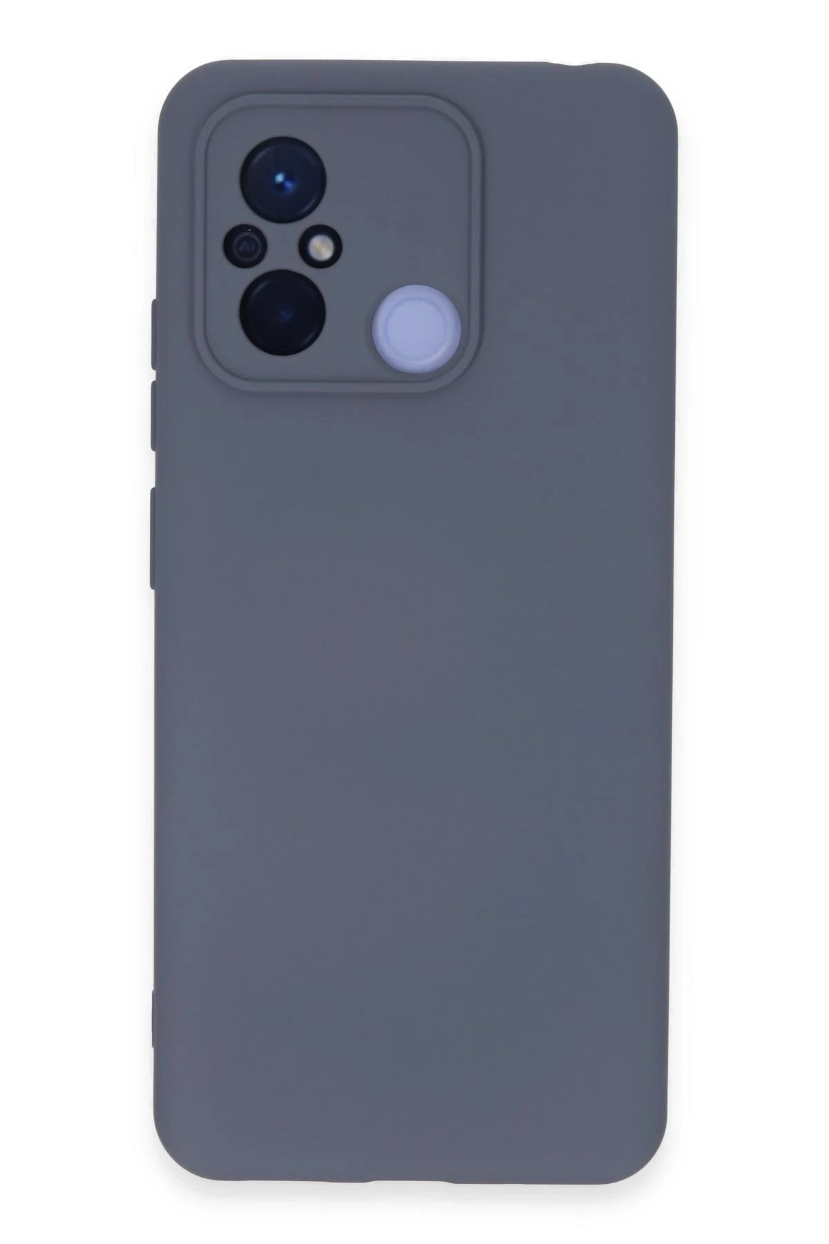 Xiaomi Redmi 12C Kılıf Nano içi Kadife Silikon - Gri-(5796)