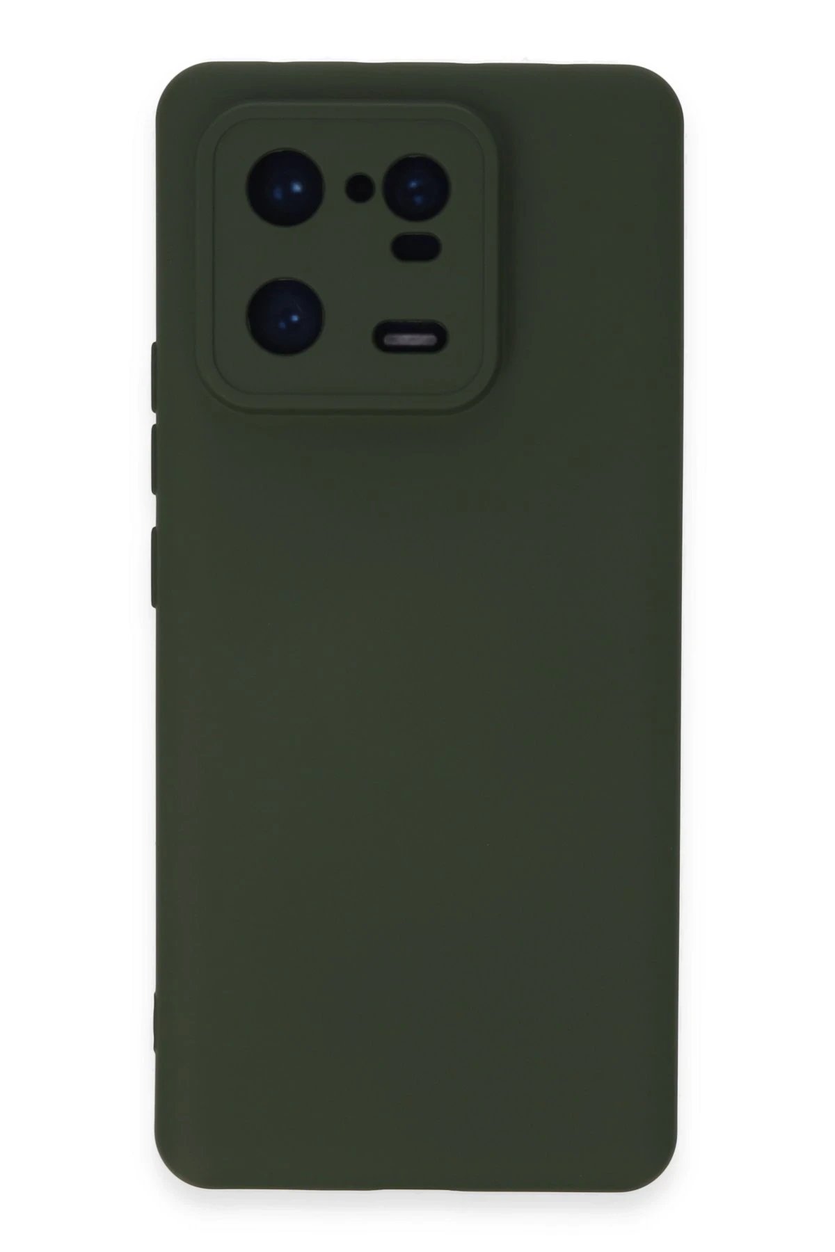 Xiaomi Mi 13 Pro Kılıf Nano içi Kadife Silikon - Koyu Yeşil-(5796)