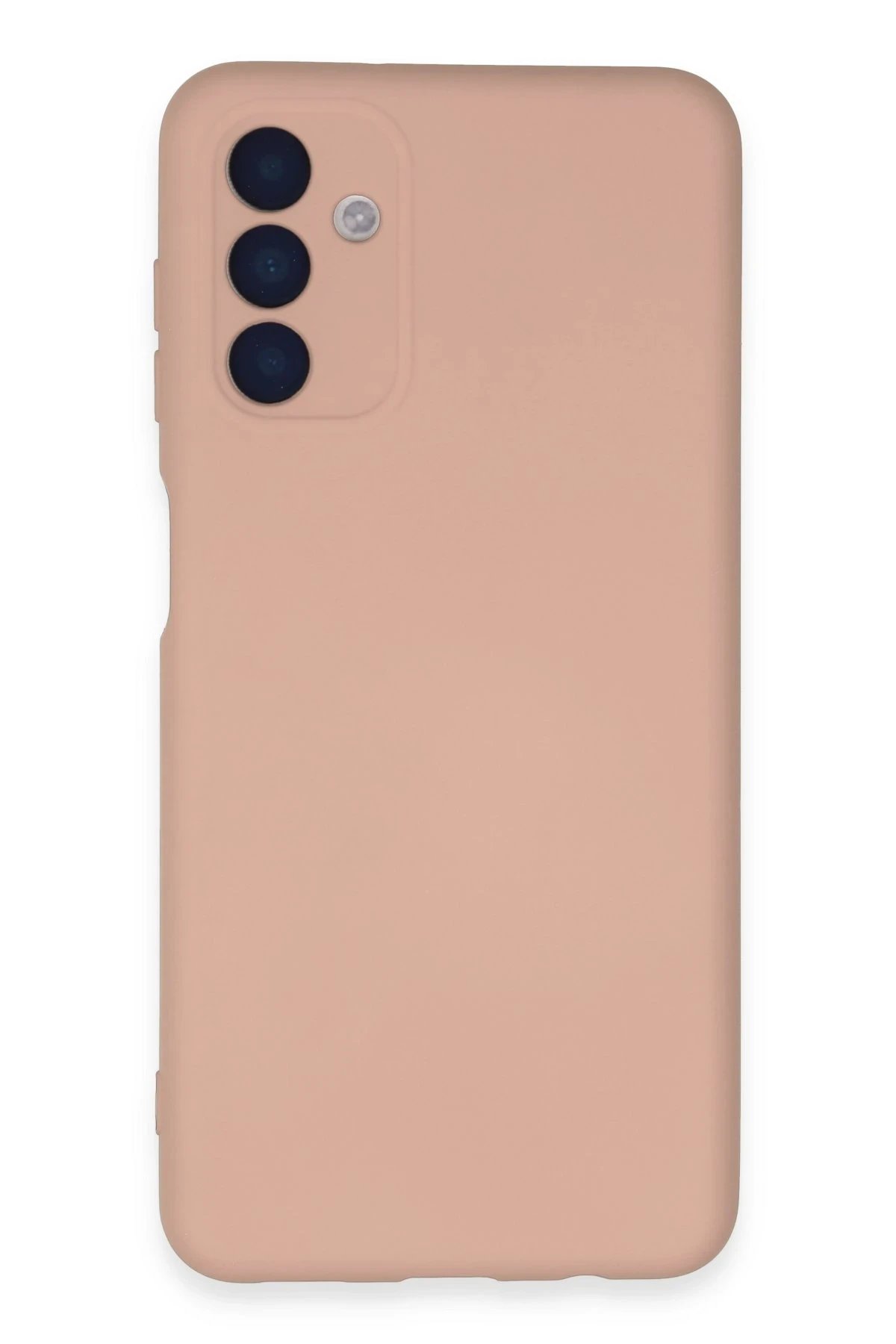 Samsung Galaxy A24 4G Kılıf Nano içi Kadife Silikon - Pudra-(5796)