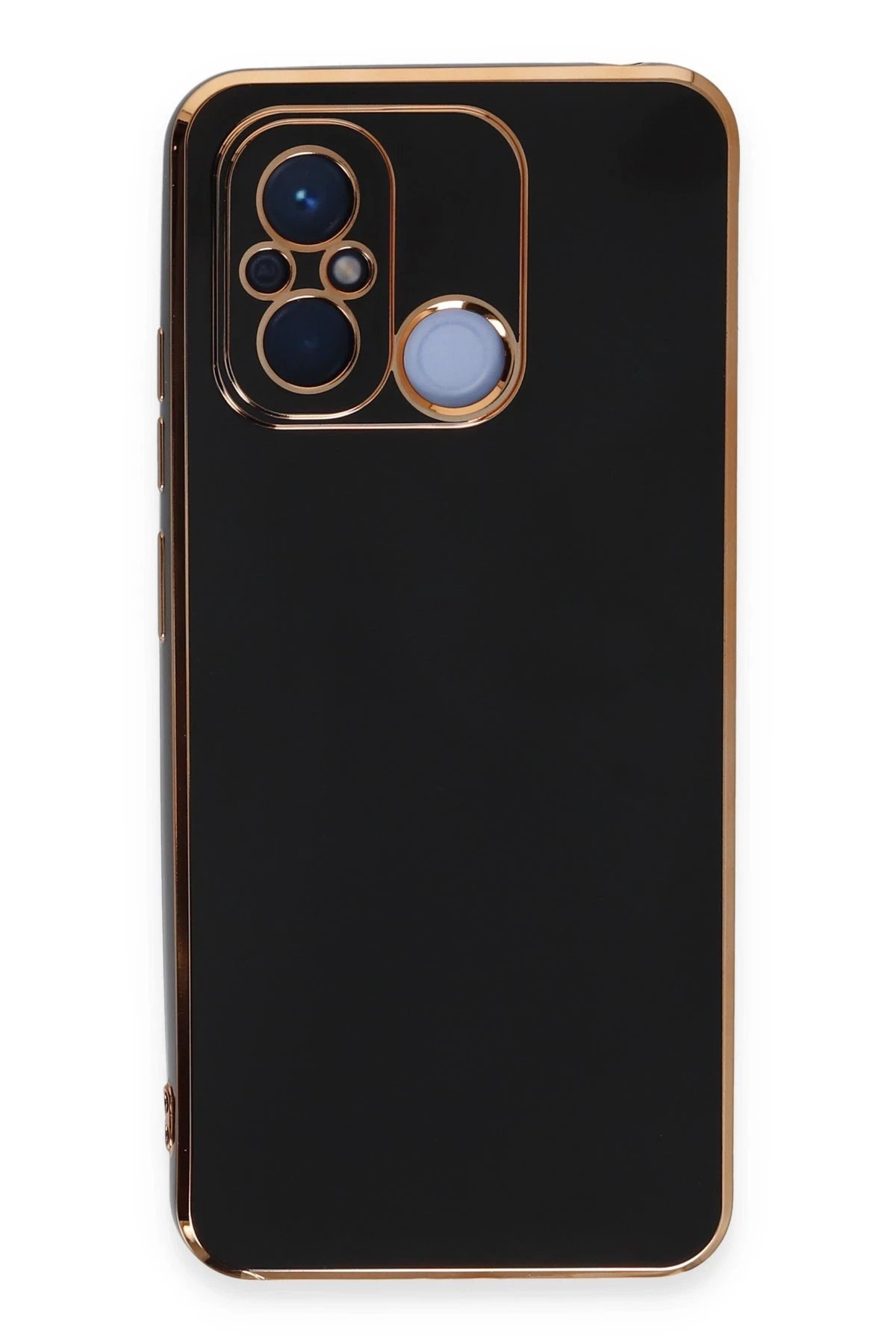 Xiaomi Redmi 12C Kılıf Volet Silikon - Siyah-(5796)