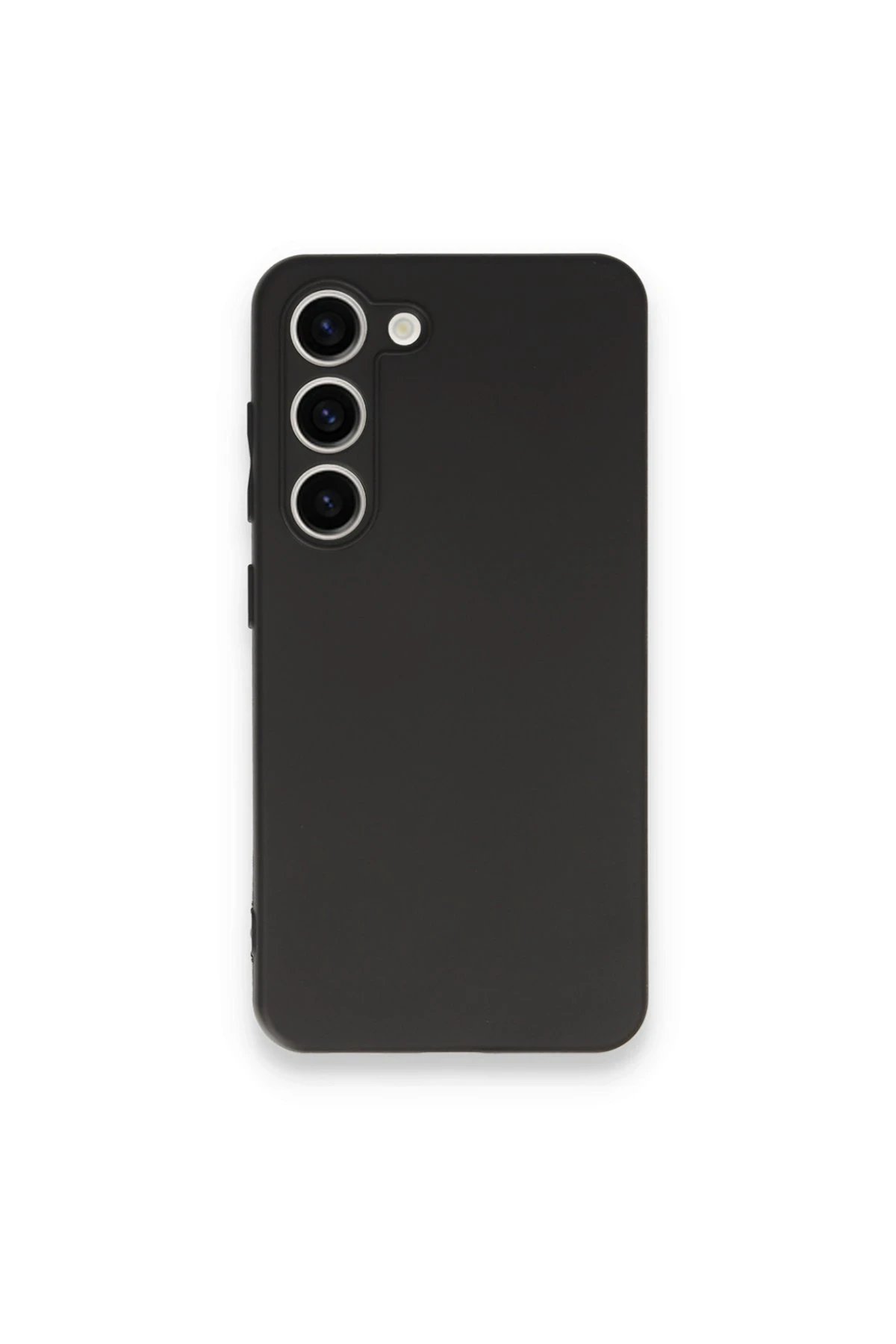 Samsung Galaxy S23 Plus Kılıf First Silikon - Siyah-(5796)